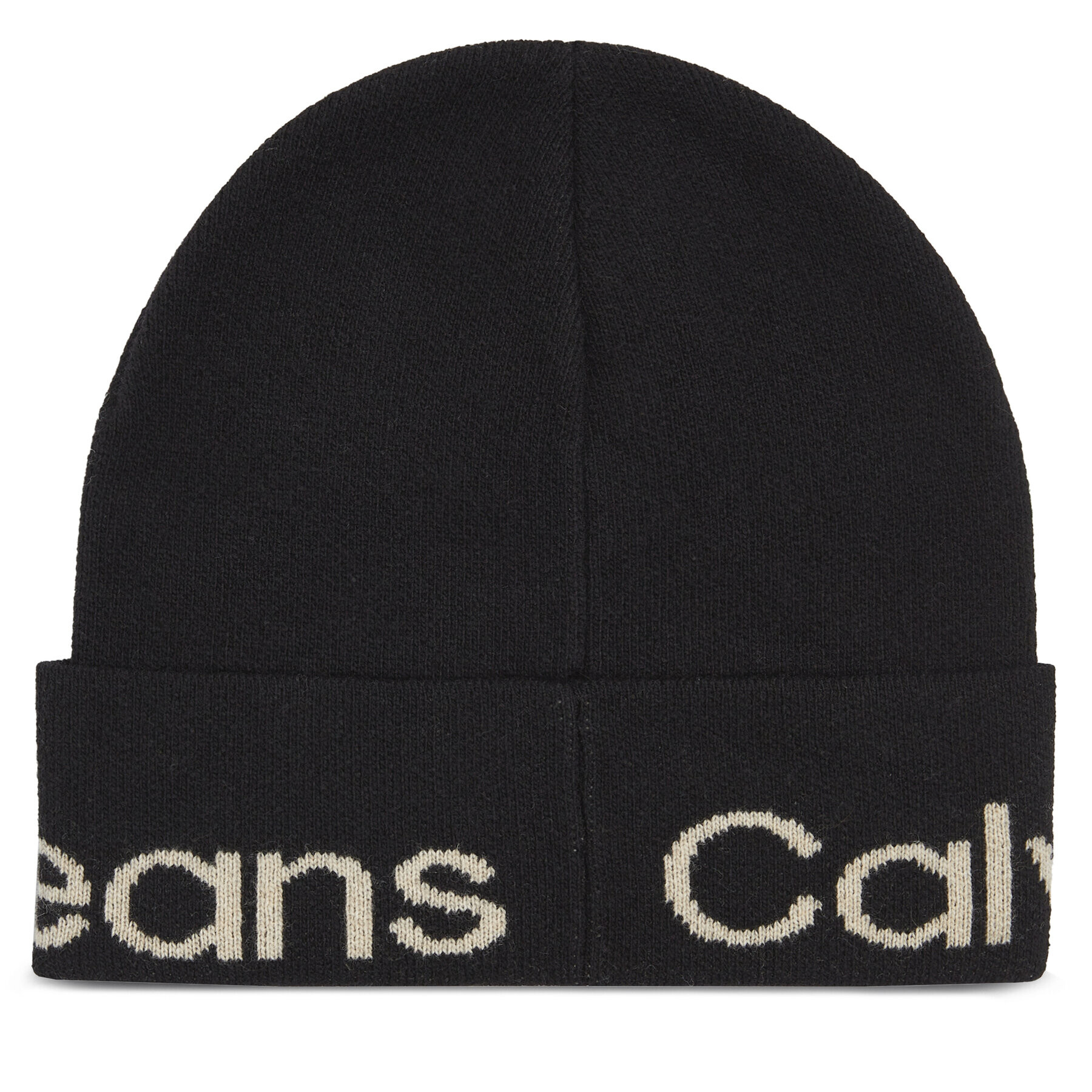 Calvin Klein Jeans Căciulă Logo Beanie K60K611271 Negru - Pled.ro