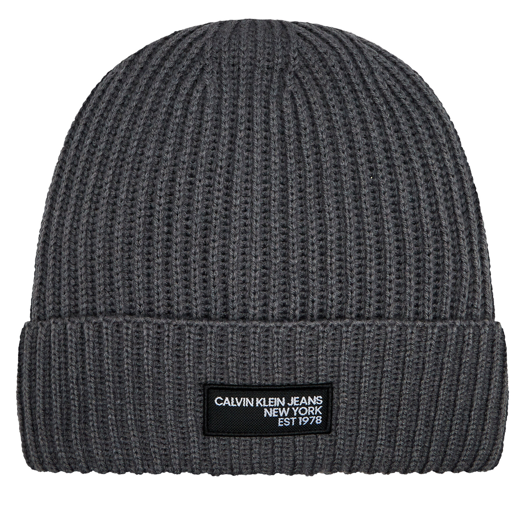 Calvin Klein Jeans Căciulă Seasonal Patch Beanie K50K511430 Gri - Pled.ro