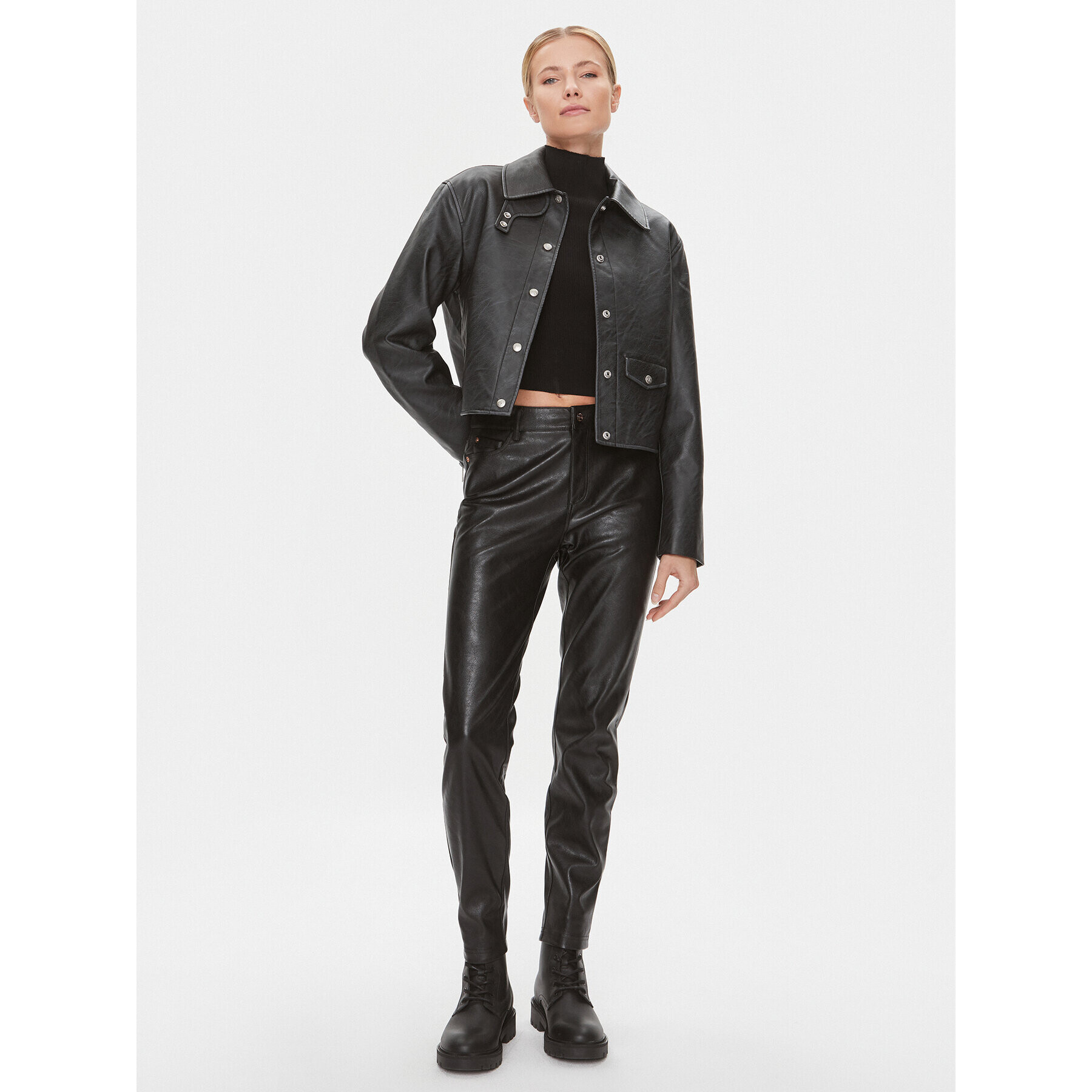 Calvin Klein Jeans Cămașă J20J222553 Negru Relaxed Fit - Pled.ro