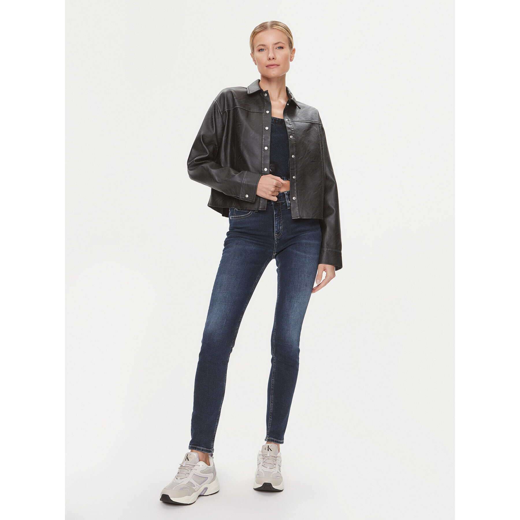 Calvin Klein Jeans Cămașă J20J223240 Negru Relaxed Fit - Pled.ro