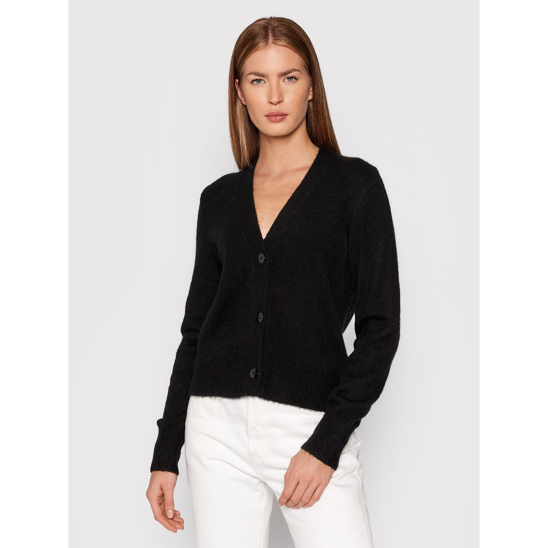 Calvin Klein Jeans Cardigan J20J217562 Negru Regular Fit - Pled.ro