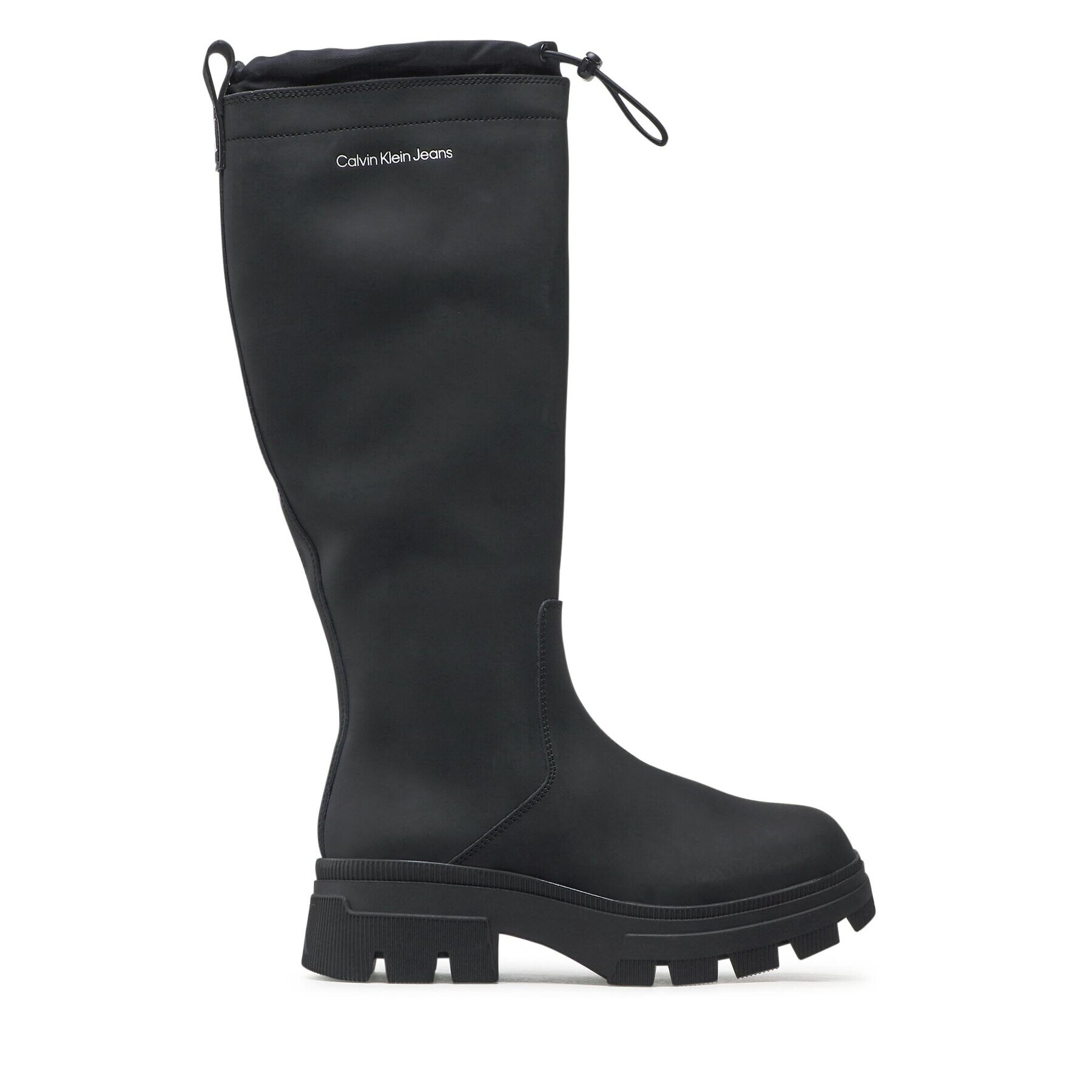 Calvin Klein Jeans Cizme de cauciuc Chunky Combat Rainboot YW0YW00741 Negru - Pled.ro