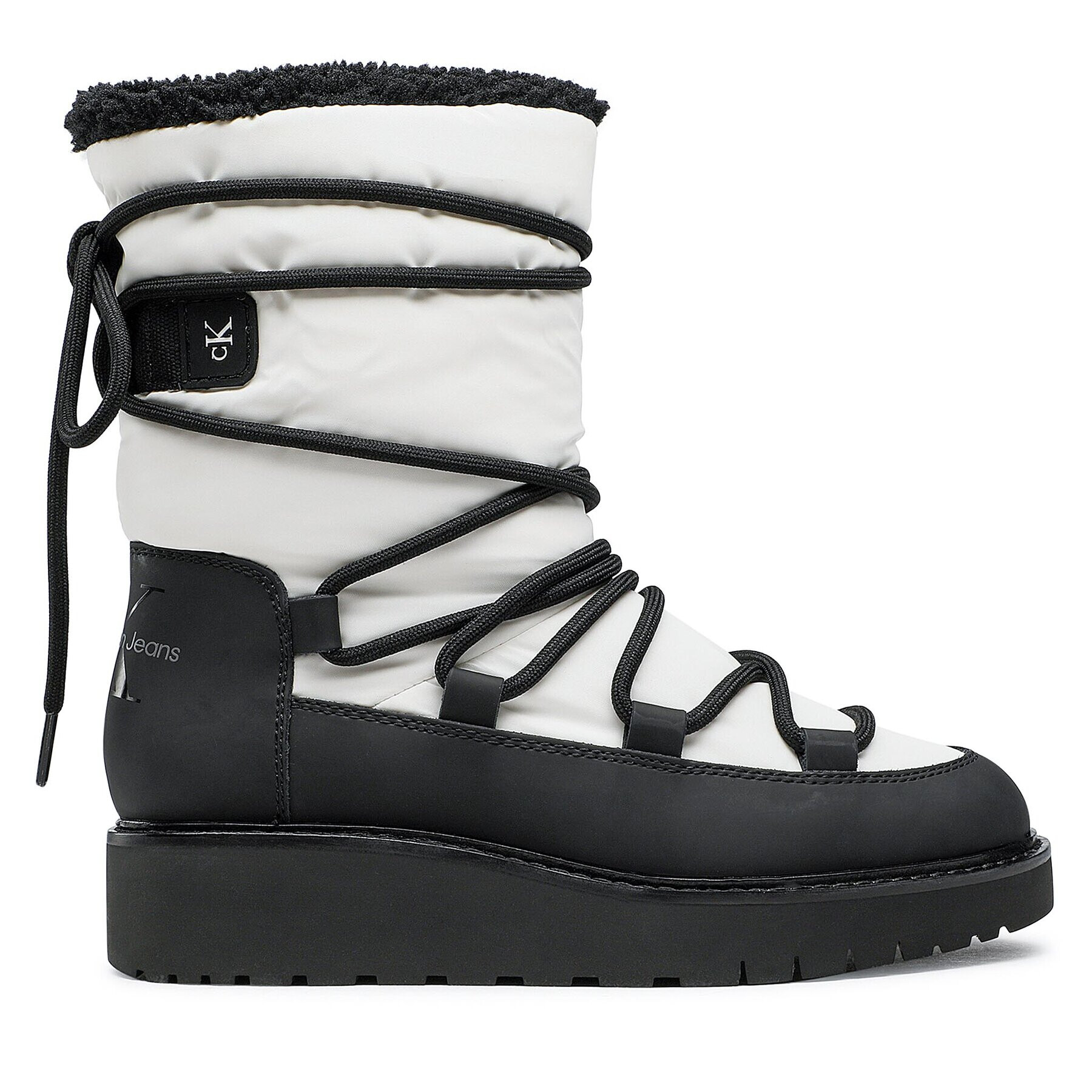 Calvin Klein Jeans Cizme de zăpadă Plus Snow Boot YW0YW00731 Alb - Pled.ro