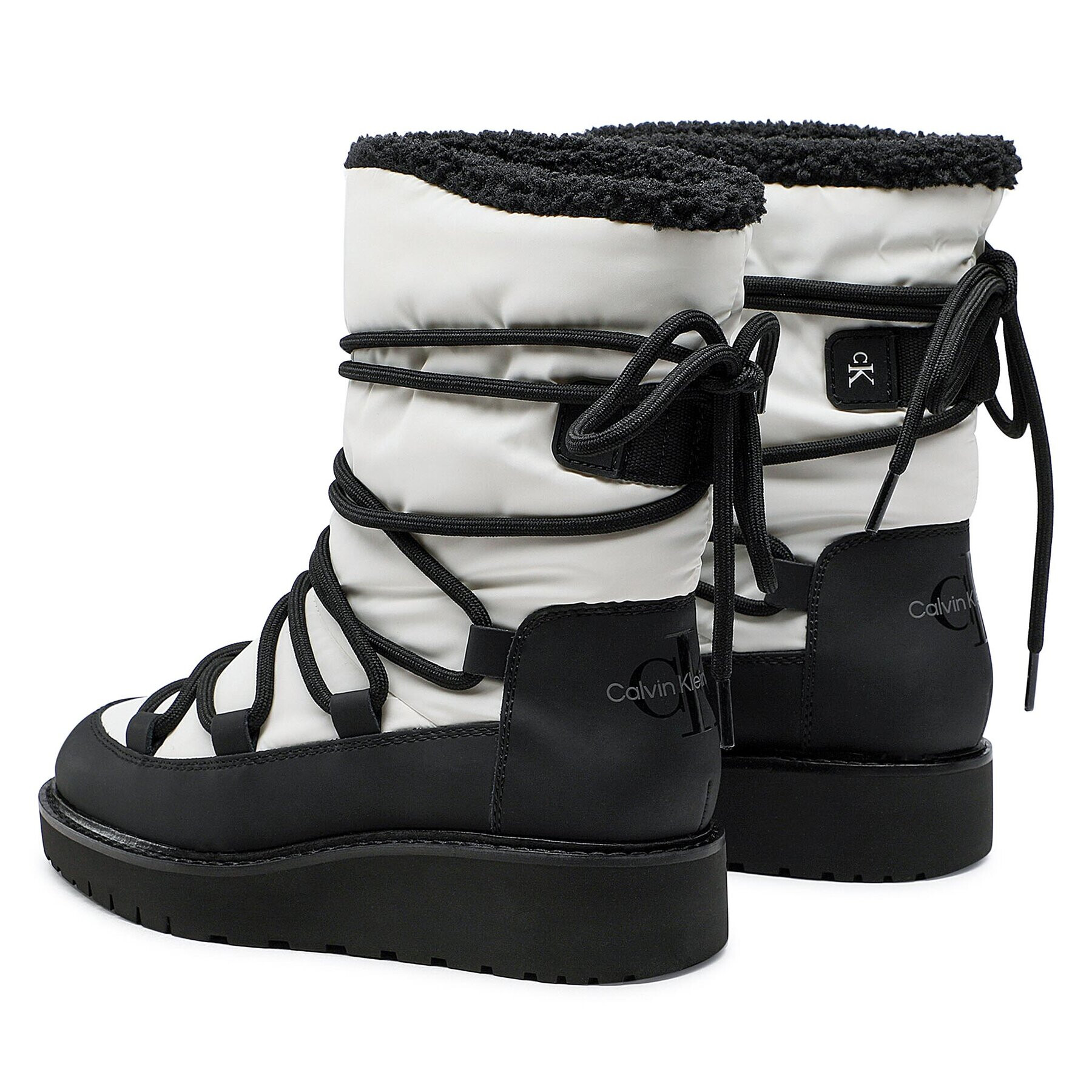 Calvin Klein Jeans Cizme de zăpadă Plus Snow Boot YW0YW00731 Alb - Pled.ro