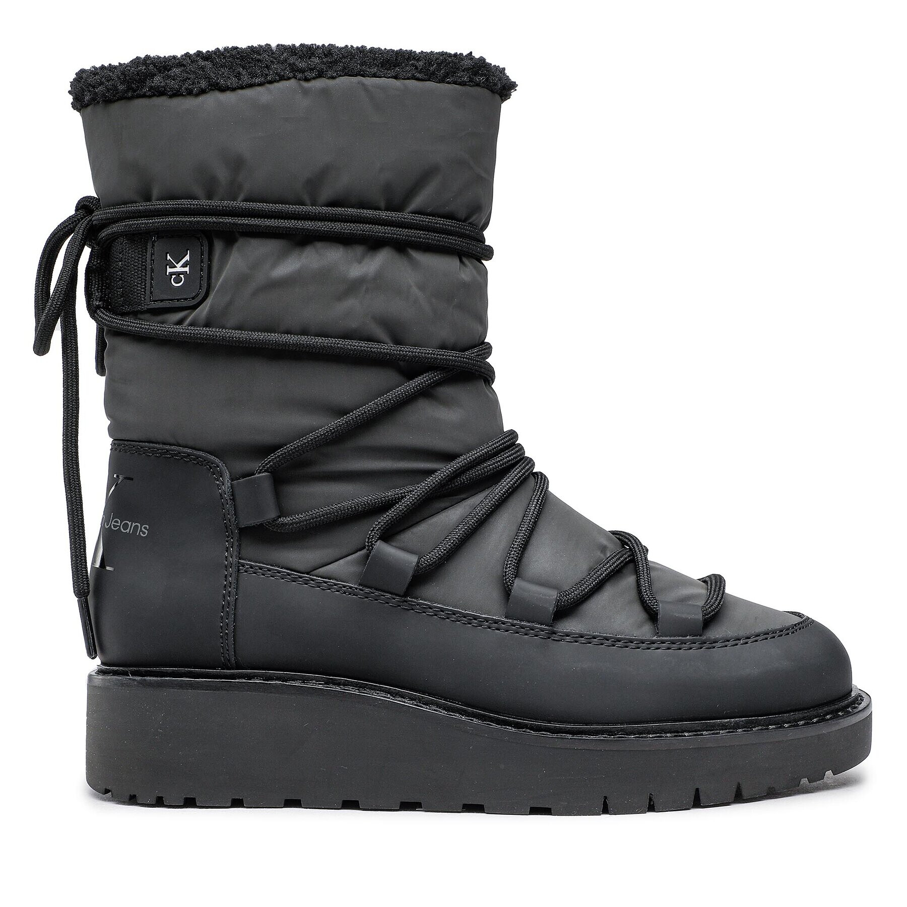 Calvin Klein Jeans Cizme de zăpadă Plus Snow Boot YW0YW00731 Negru - Pled.ro