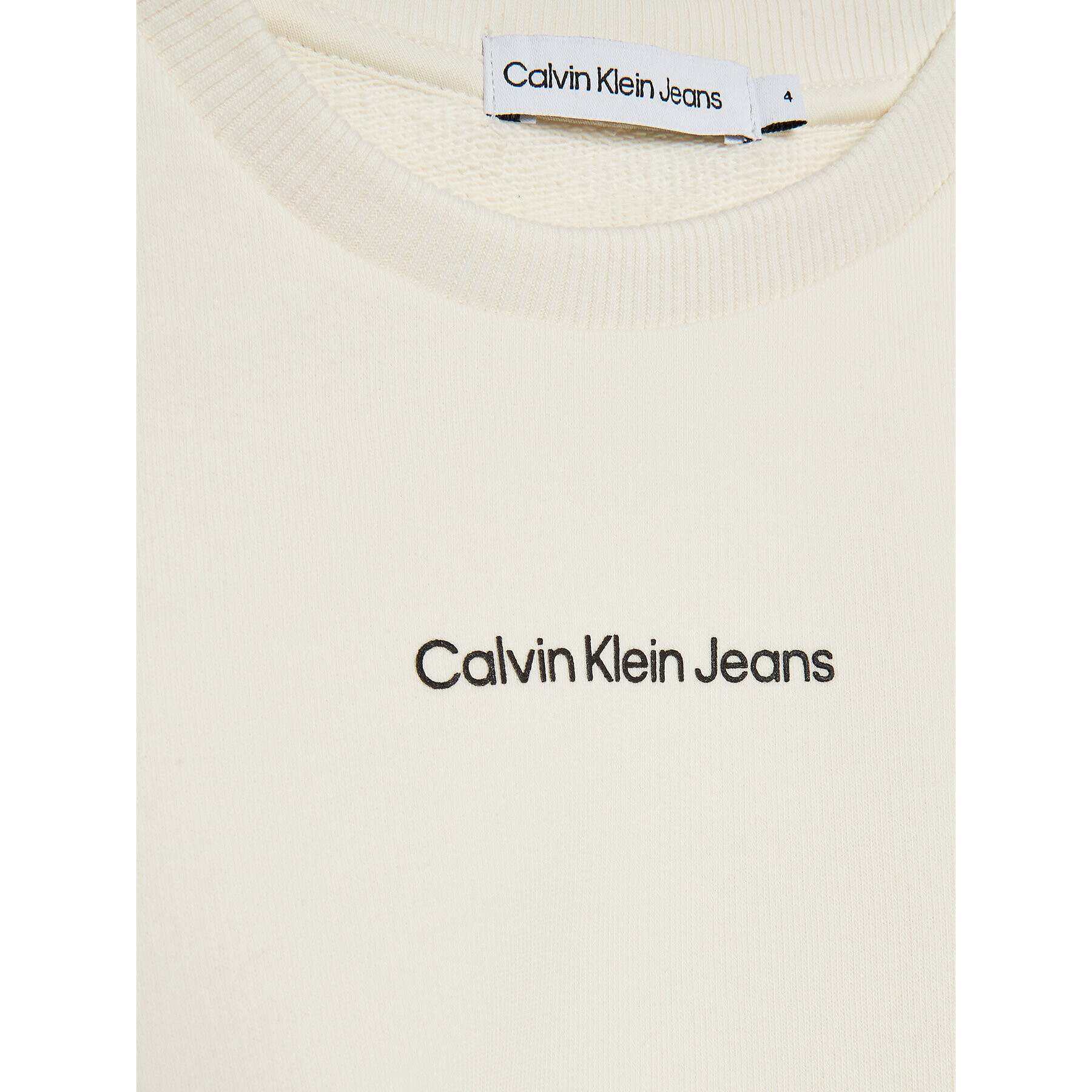 Calvin Klein Jeans Compleu copii Logo IG0IG01515 Écru Regular Fit - Pled.ro