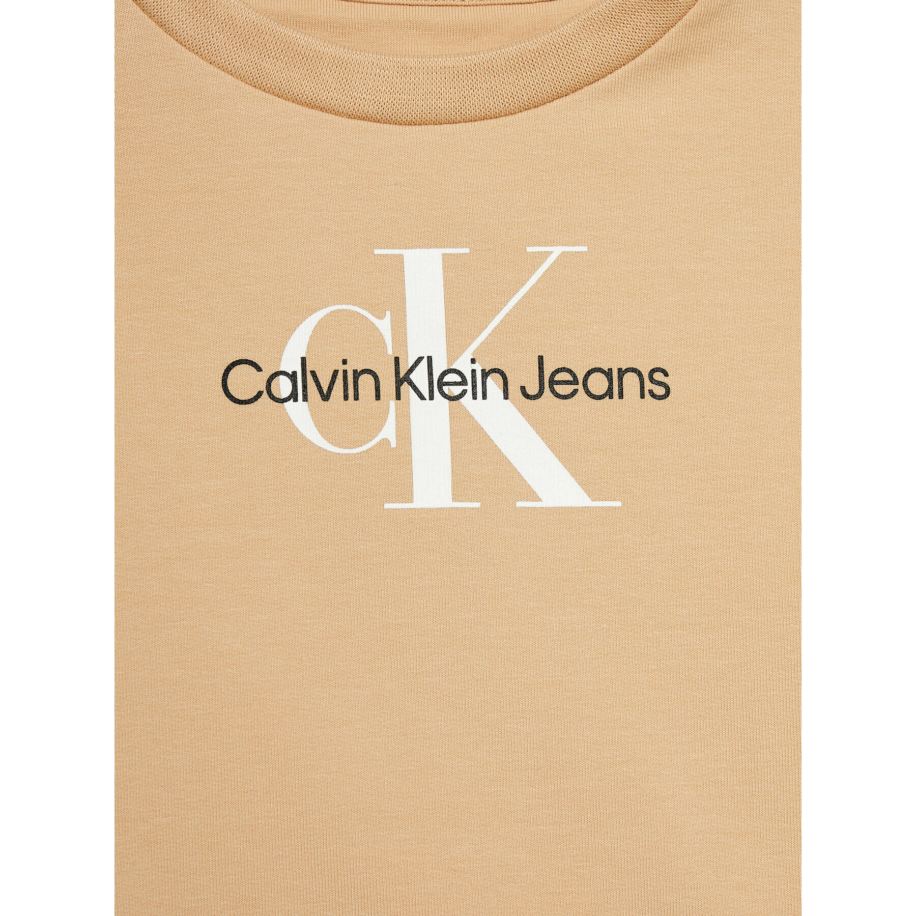 Calvin Klein Jeans Compleu trening Monogram Starter IN0IN00011 Bej Regular Fit - Pled.ro