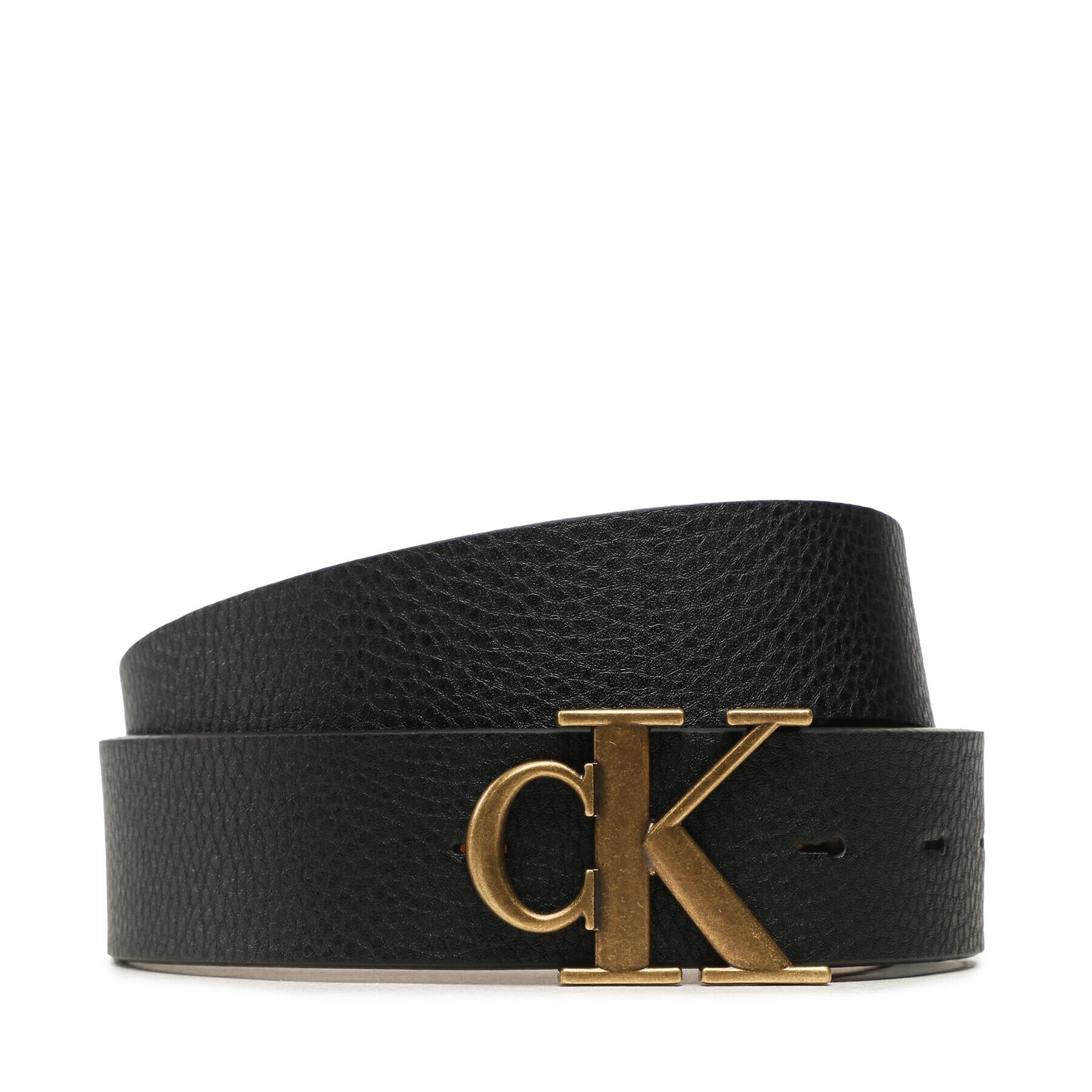 Calvin Klein Jeans Curea de Damă Mono Round Rev/Adj Lthr Belt 35 K50K510779 Negru - Pled.ro