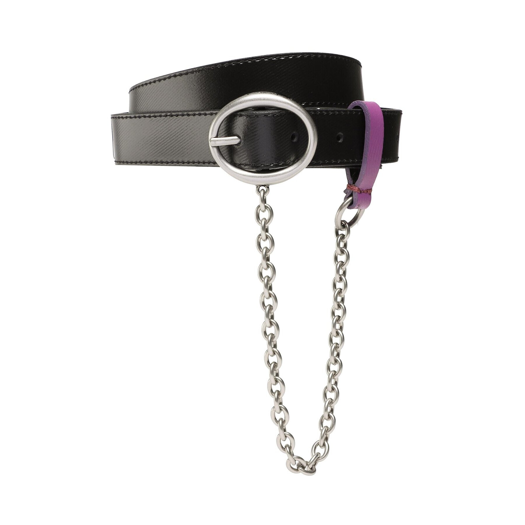 Calvin Klein Jeans Curea de Damă Round Classic Belt Chain 25mm K60K610360 Negru - Pled.ro