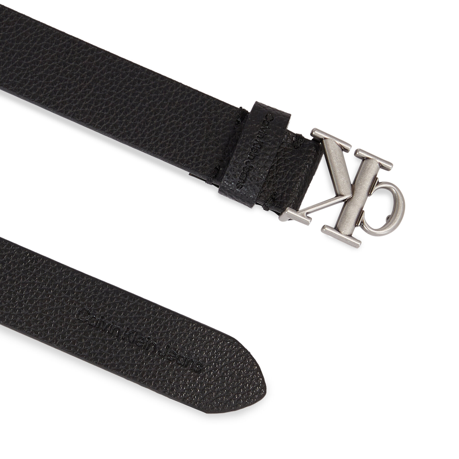 Calvin Klein Jeans Curea de Damă Round Mono Lthr Belt K60K611253 Negru - Pled.ro