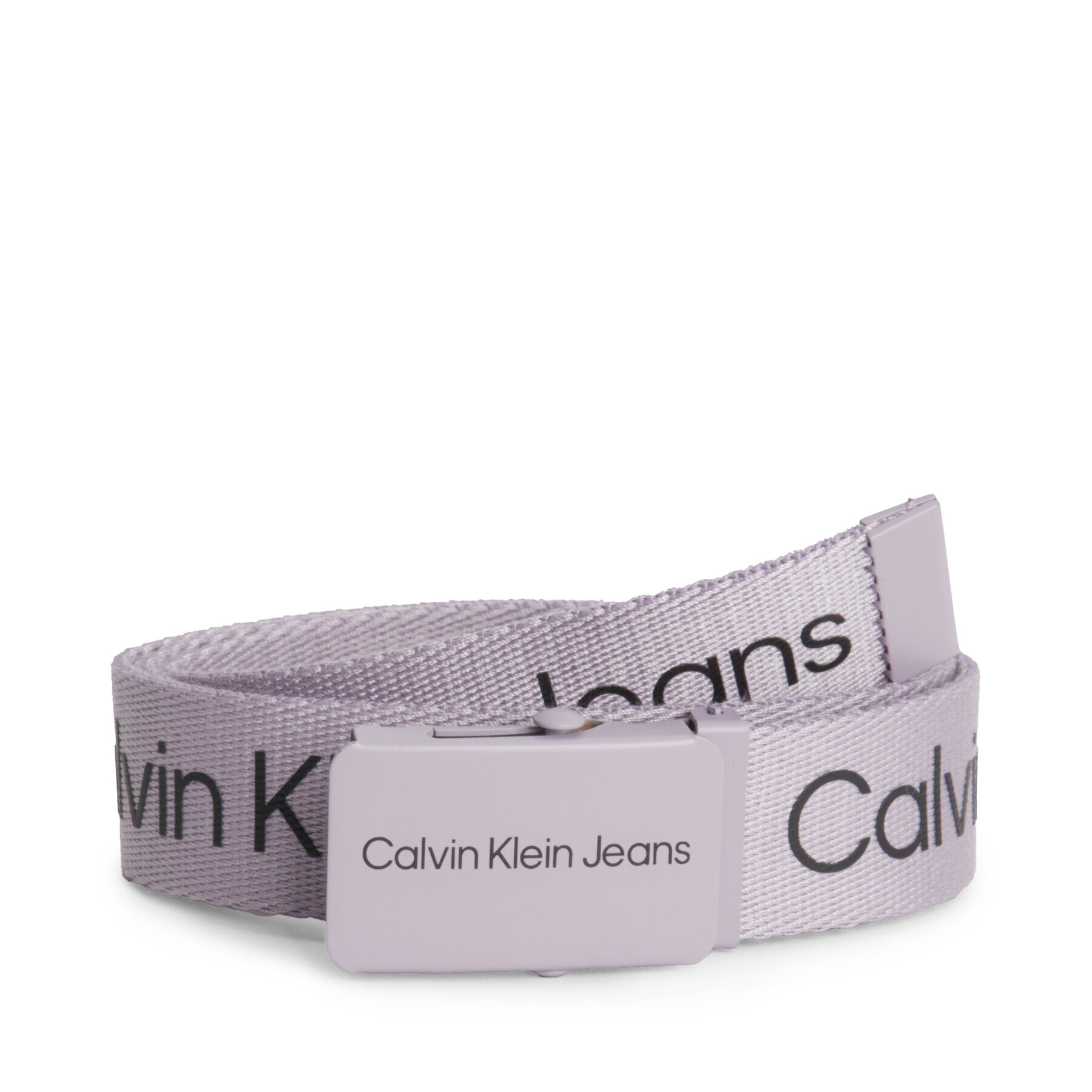 Calvin Klein Jeans Curea pentru copii Canvas Logo Belt IU0IU00125 Violet - Pled.ro