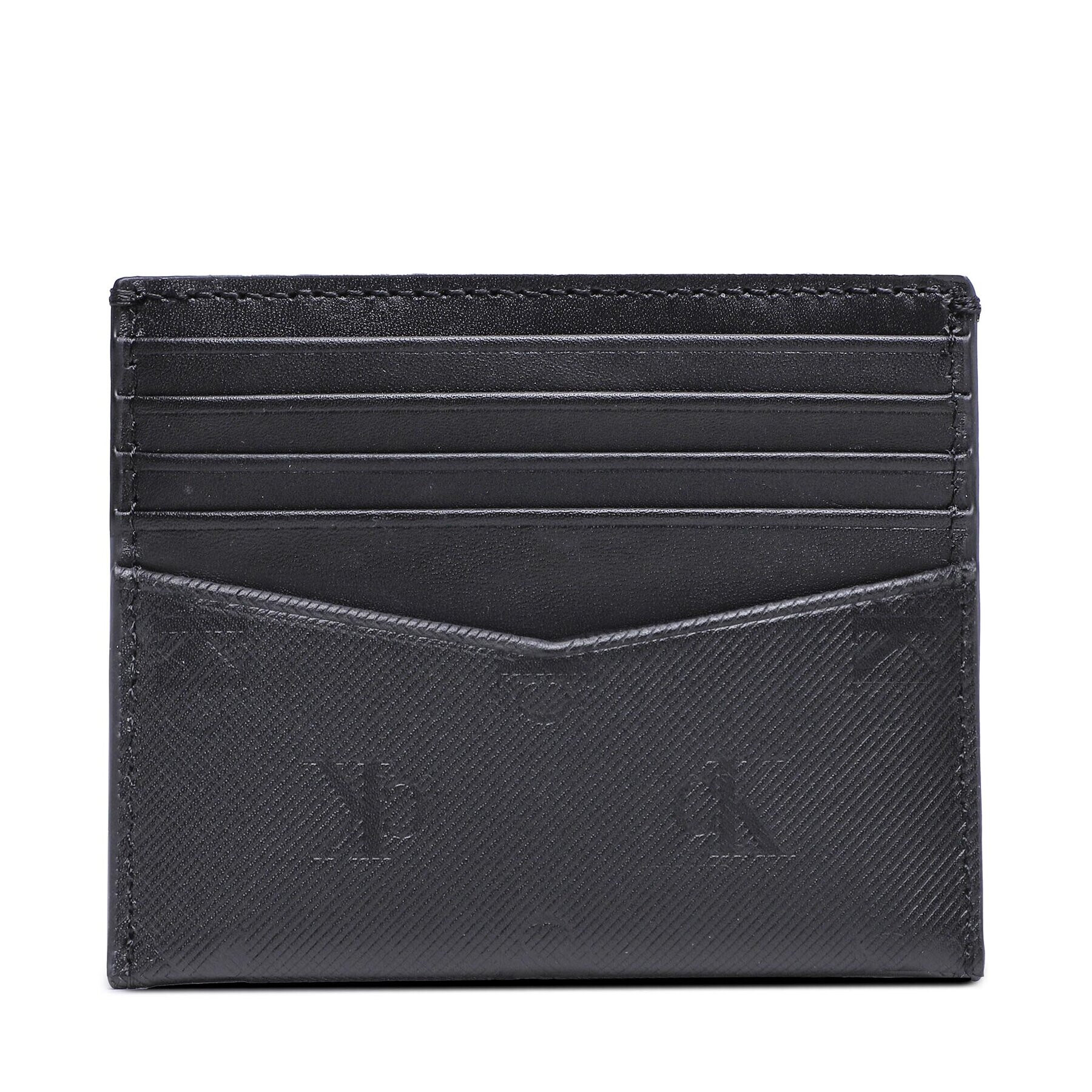 Calvin Klein Jeans Etui pentru carduri Monogram Soft Cardcase 10Cc Aop K50K510434 Negru - Pled.ro