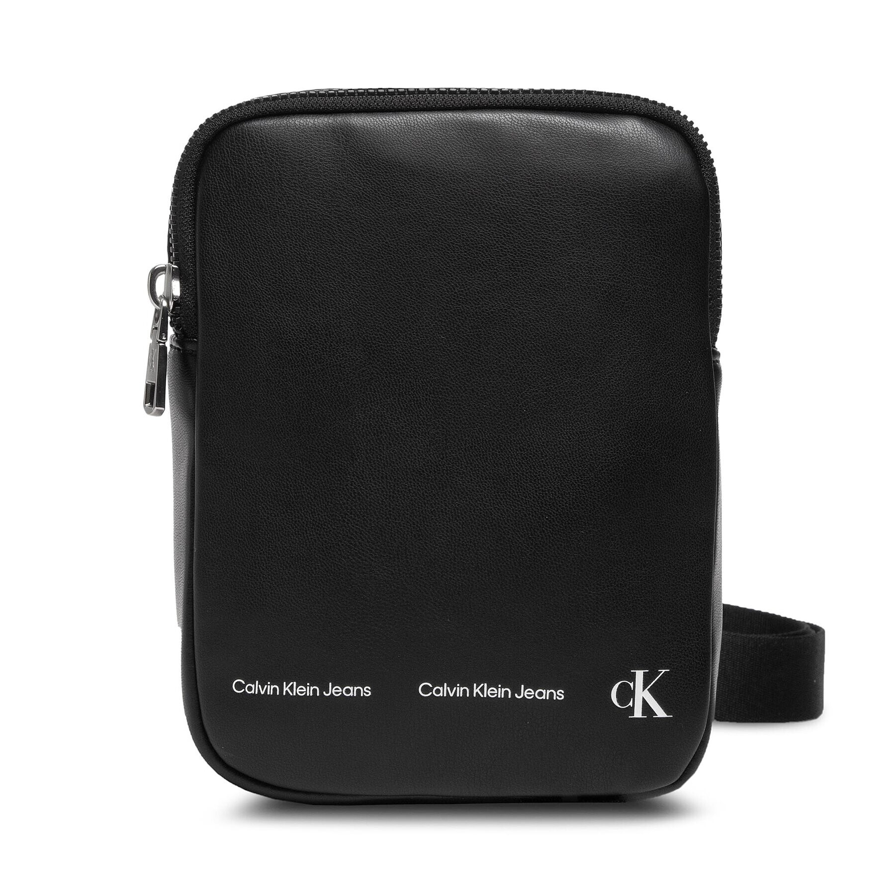 Calvin Klein Jeans Etui pentru telefon Logo Stripe N/S Phone Xbody K50K508900 Negru - Pled.ro