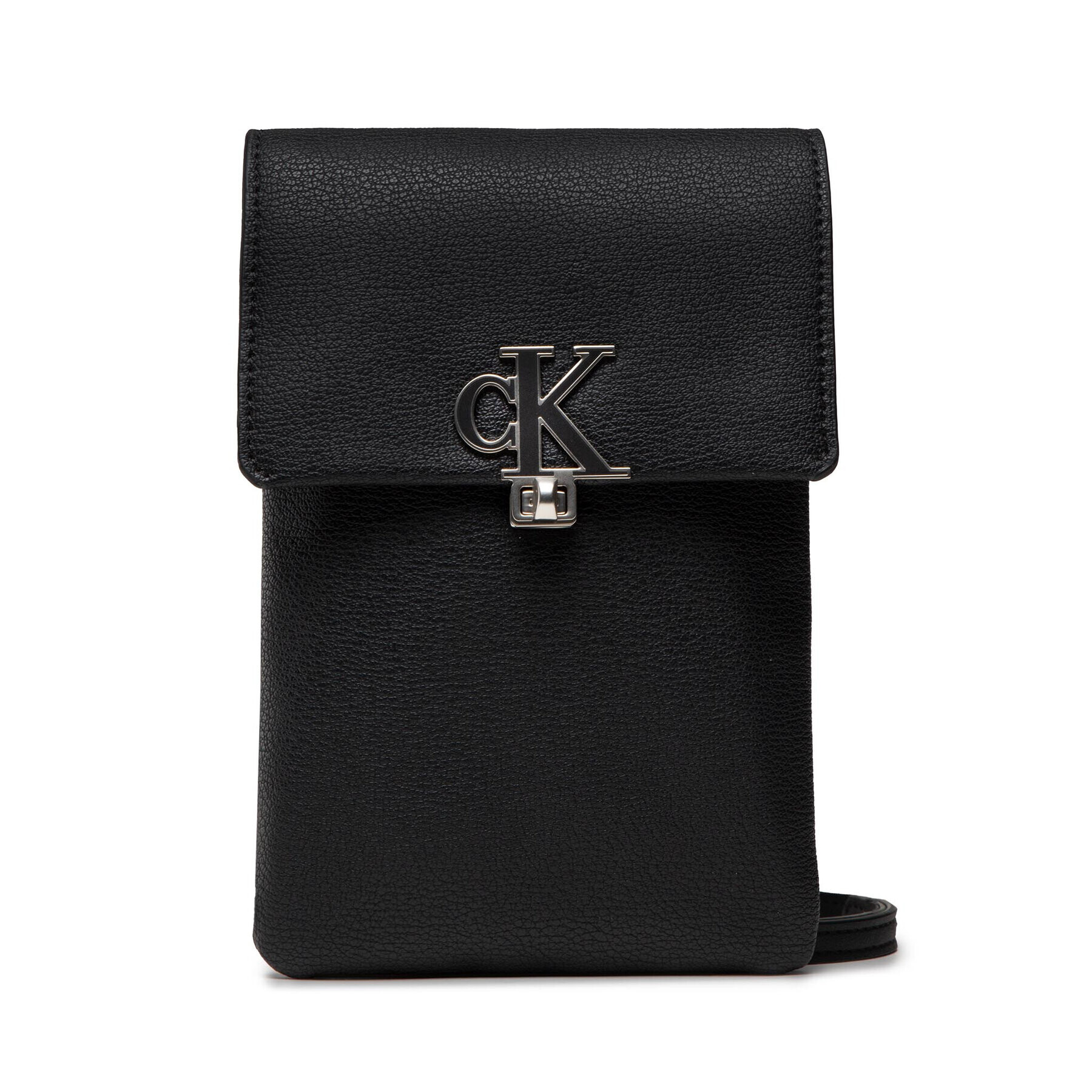 Calvin Klein Jeans Etui pentru telefon Minimal Monogram N/S Phone Xbody K60K608966 Negru - Pled.ro