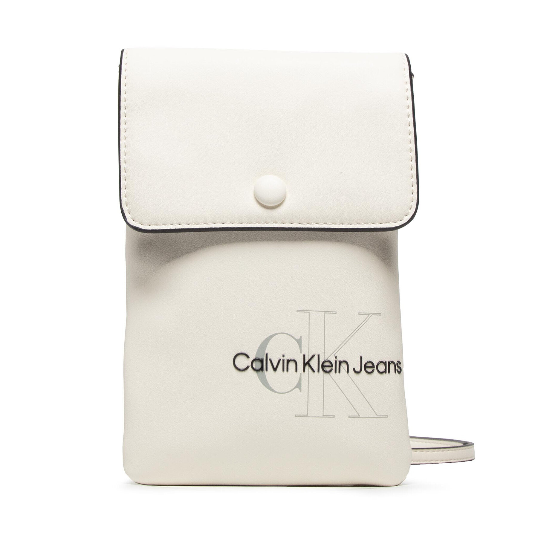 Calvin Klein Jeans Etui pentru telefon Sculpted Phone Xbody Two Tone K60K609350 Alb - Pled.ro