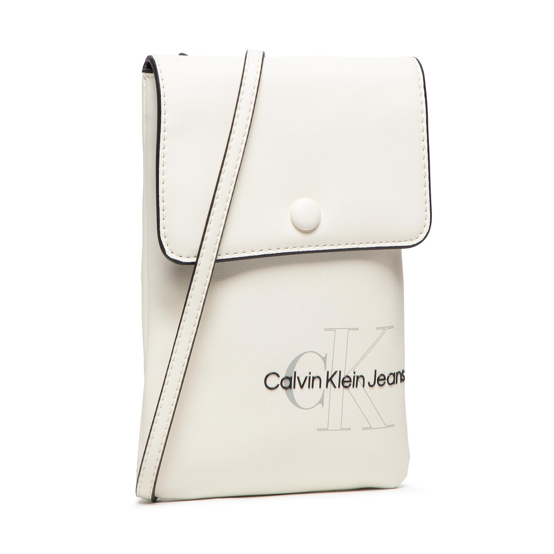 Calvin Klein Jeans Etui pentru telefon Sculpted Phone Xbody Two Tone K60K609350 Alb - Pled.ro