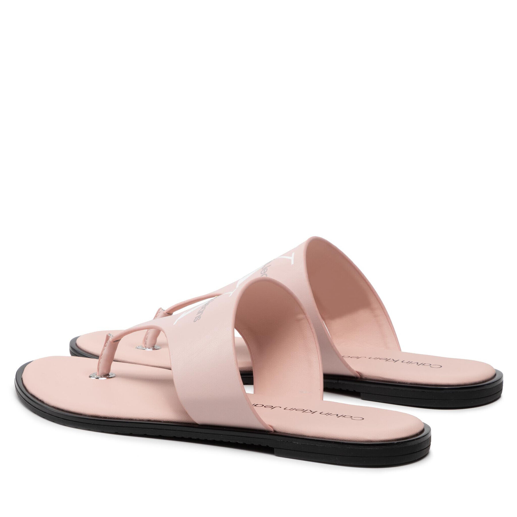 Calvin Klein Jeans Flip flop Flat Sandal Toe Slide Lth YW0YW00538 Roz - Pled.ro