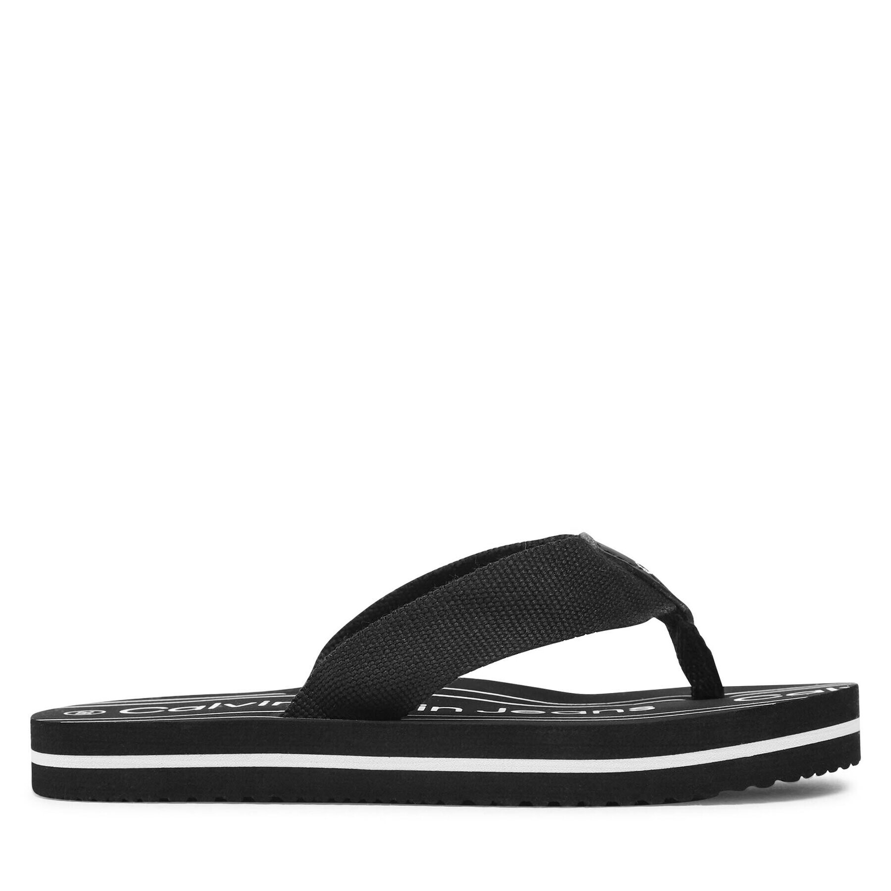 Calvin Klein Jeans Flip flop Logo Flip Flop V3X8-80624-0058 M Negru - Pled.ro