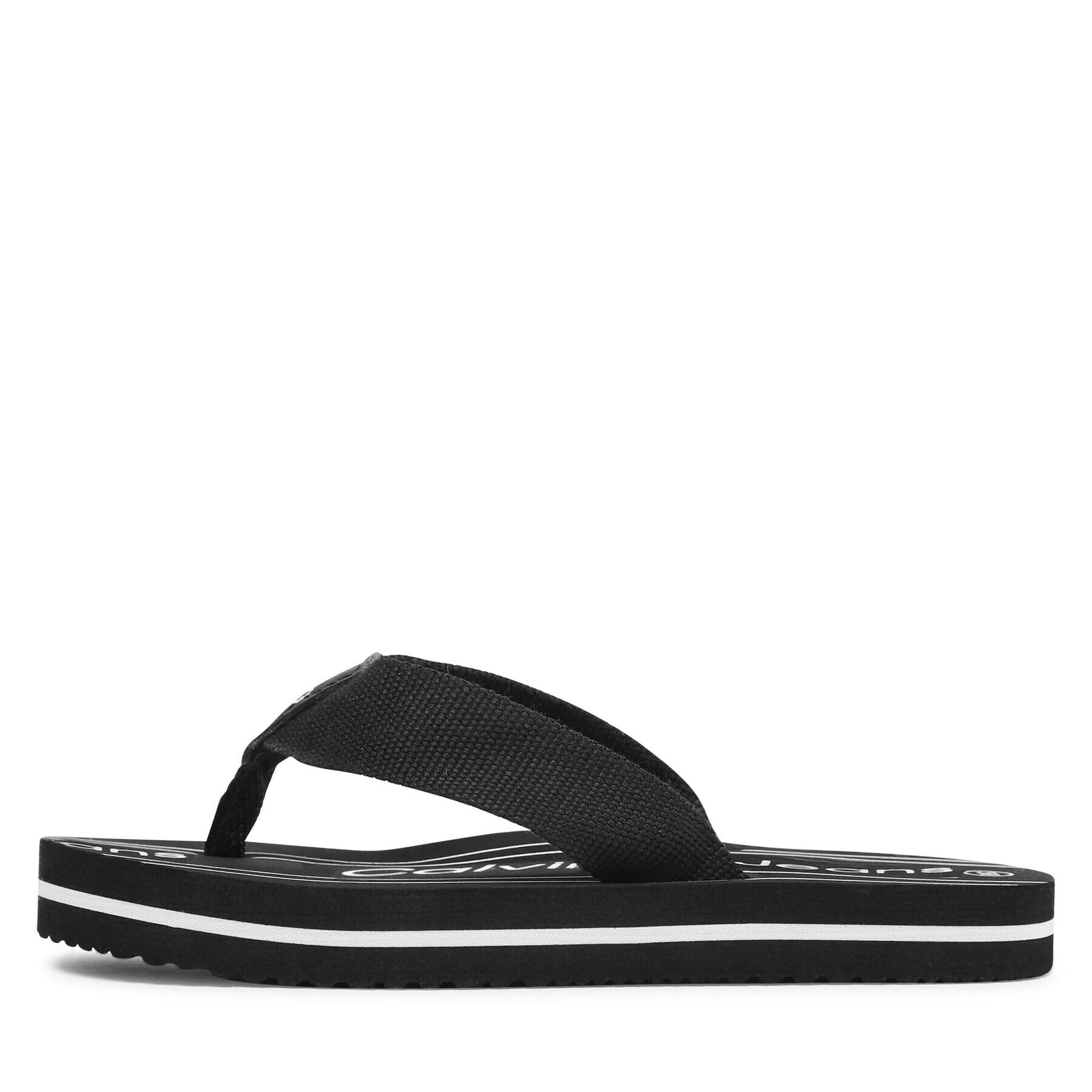 Calvin Klein Jeans Flip flop Logo Flip Flop V3X8-80624-0058 M Negru - Pled.ro