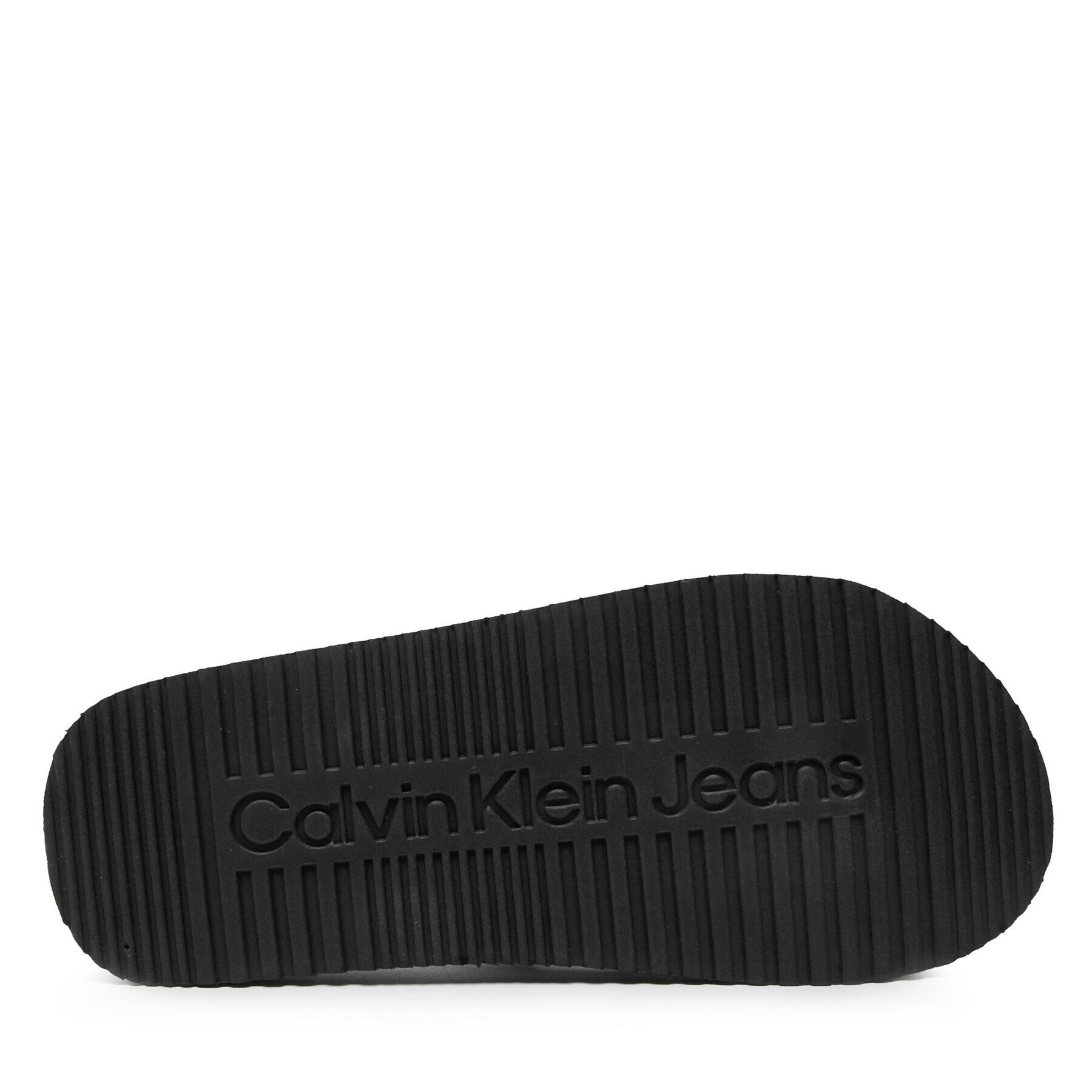 Calvin Klein Jeans Flip flop Logo Print Flip Flop V3B8-80155-0058 M Negru - Pled.ro