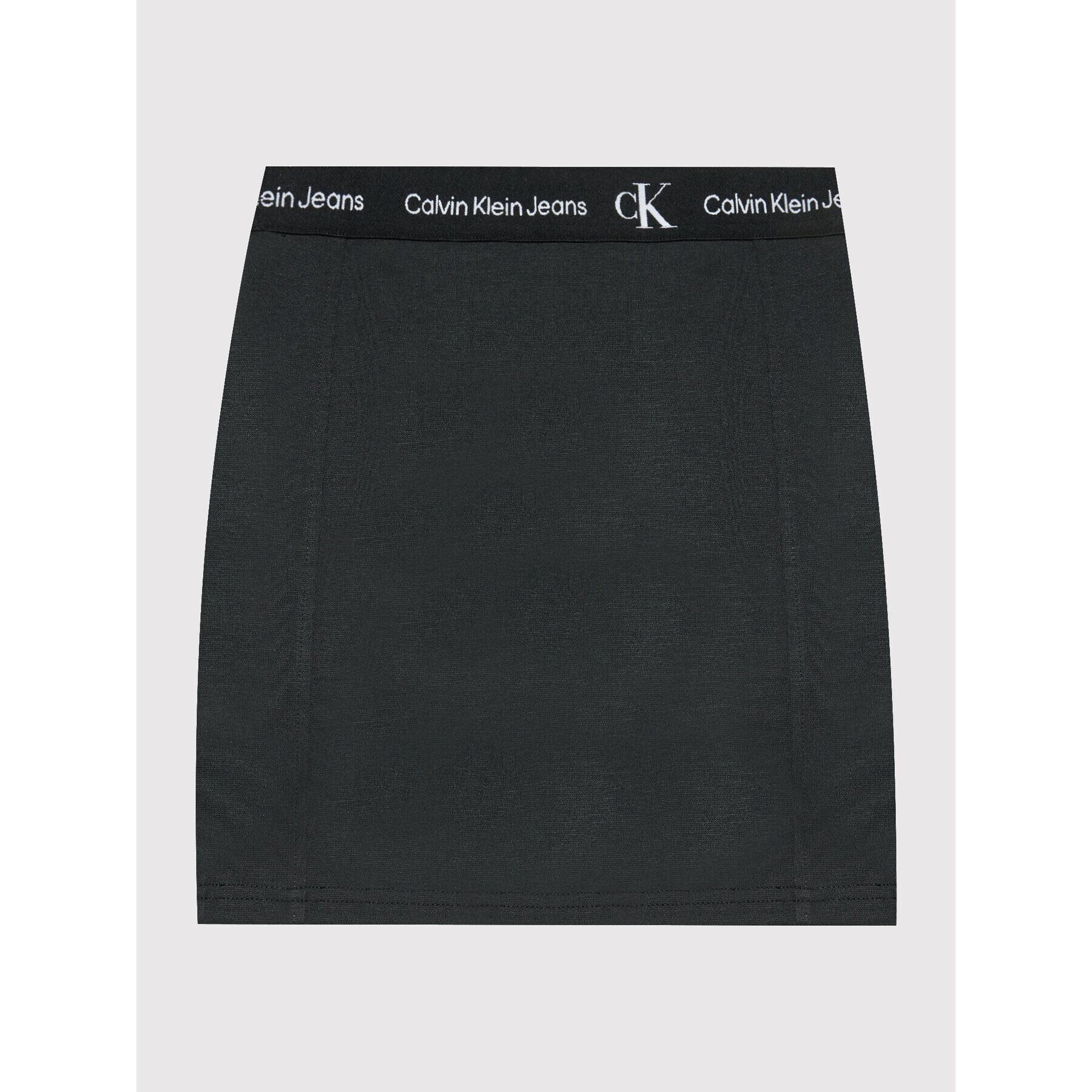 Calvin Klein Jeans Fustă Punto IG0IG01429 Negru Regular Fit - Pled.ro