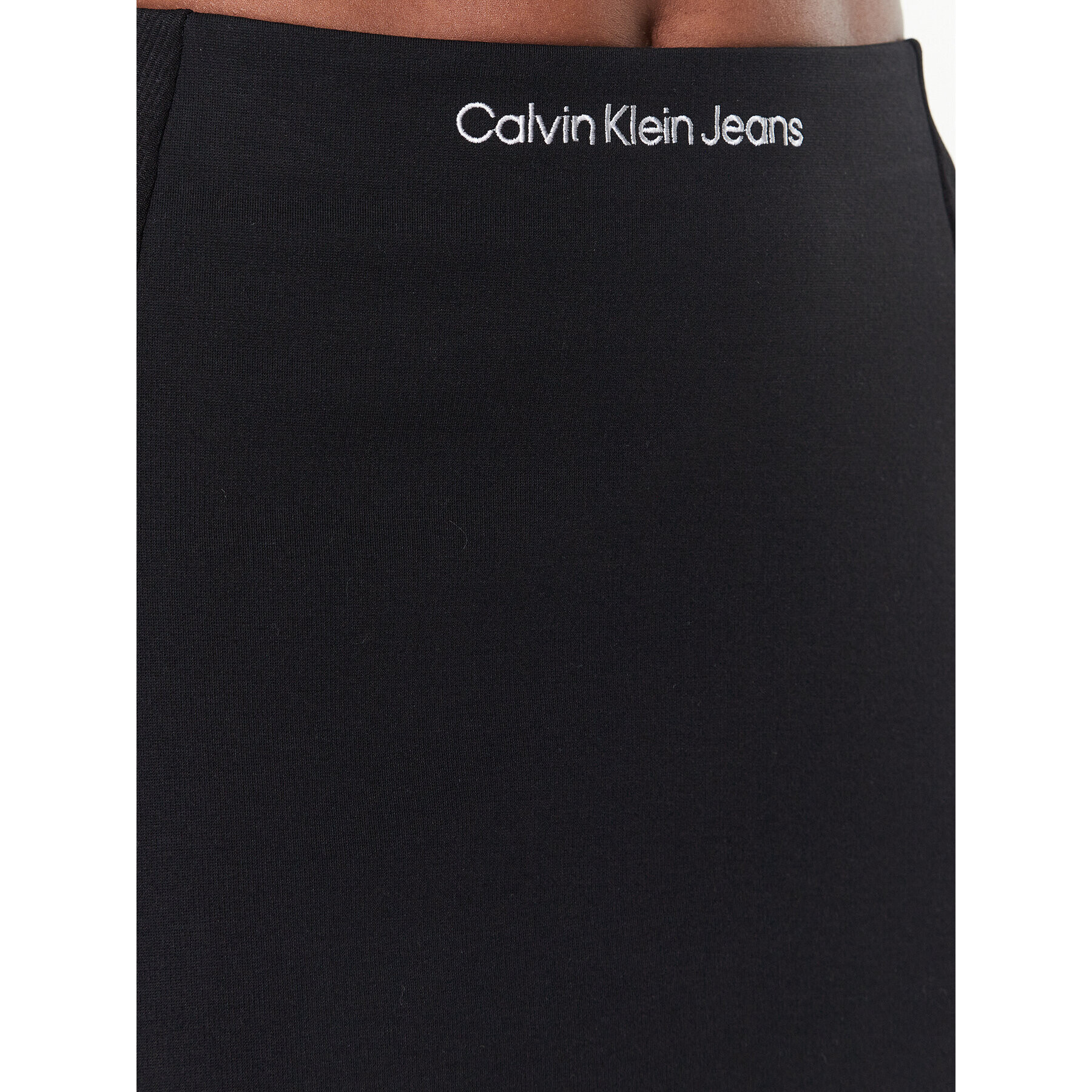 Calvin Klein Jeans Fustă trapez J20J220794 Negru Regular Fit - Pled.ro