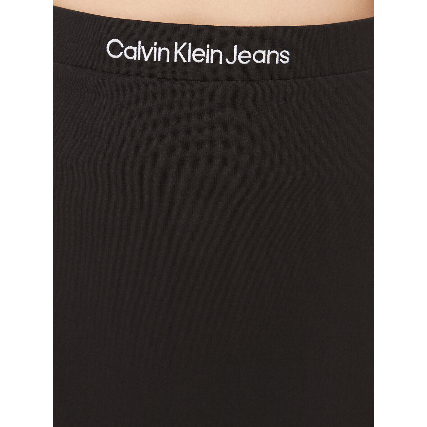 Calvin Klein Jeans Fustă trapez Milano J20J222004 Negru Regular Fit - Pled.ro