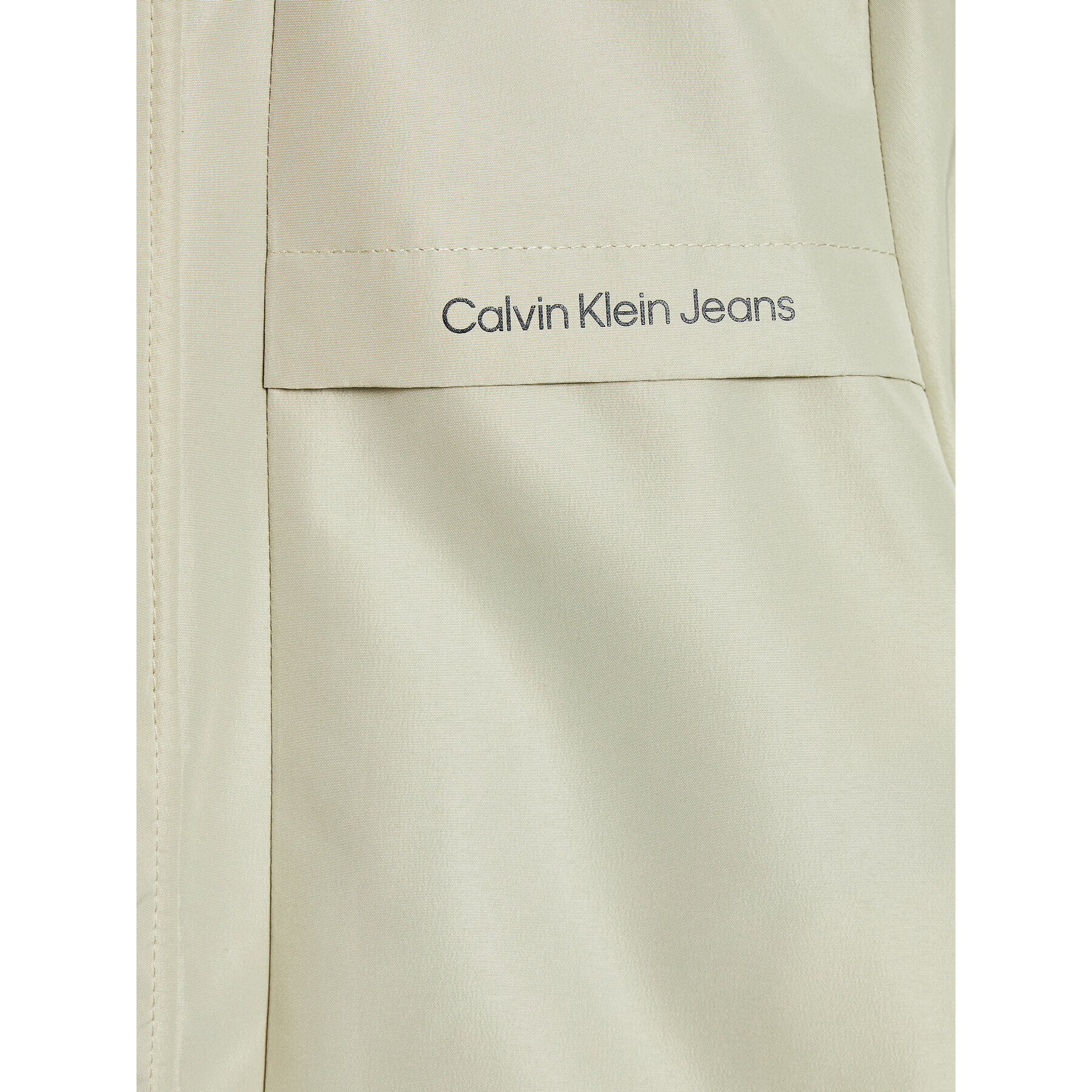 Calvin Klein Jeans Geacă Back To School IB0IB01274 Bej Regular Fit - Pled.ro