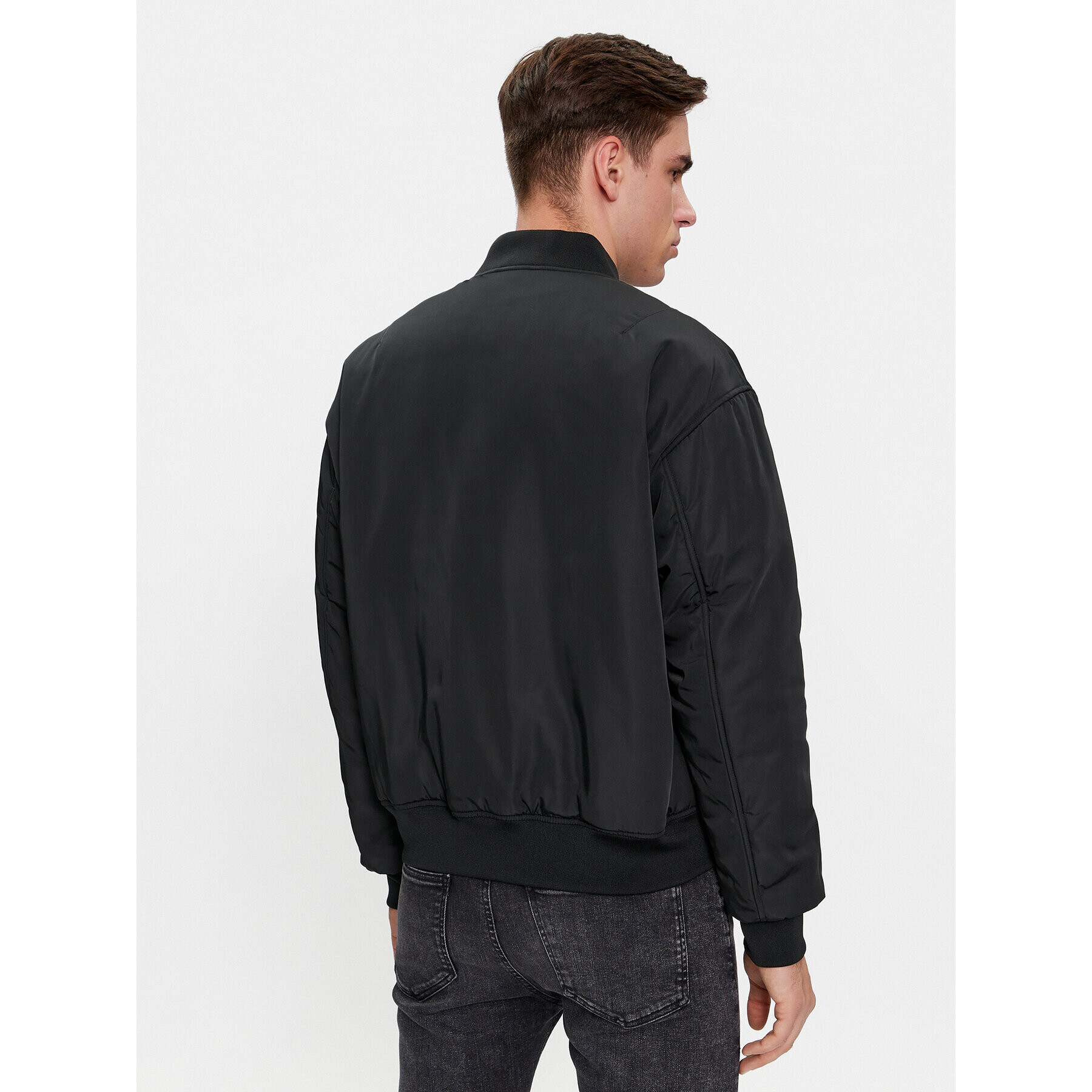 Calvin Klein Jeans Geacă bomber Bomber Jacket J30J324657 Negru Regular Fit - Pled.ro