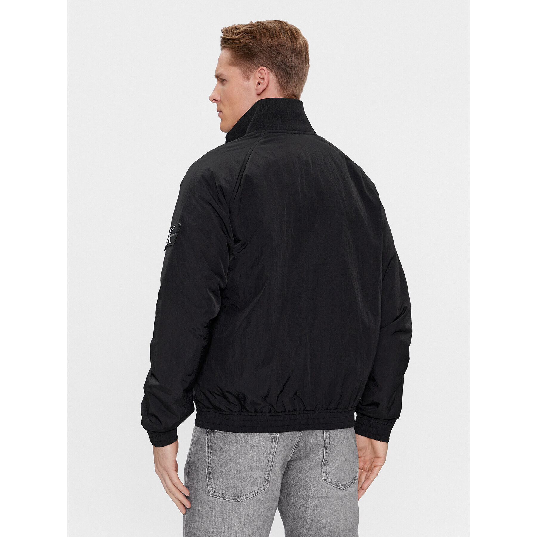 Calvin Klein Jeans Geacă bomber Harrington J30J324697 Negru Regular Fit - Pled.ro