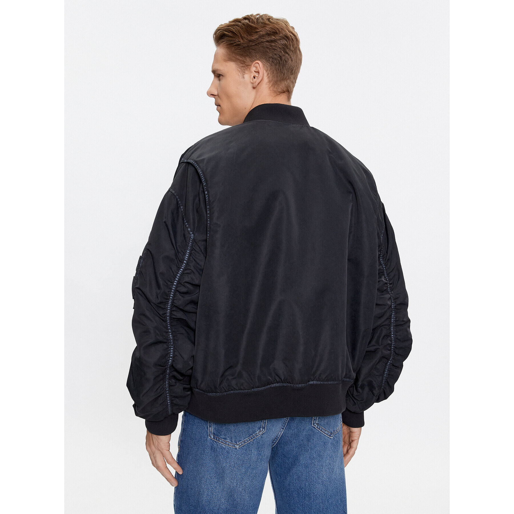 Calvin Klein Jeans Geacă bomber J30J323474 Negru Oversize - Pled.ro