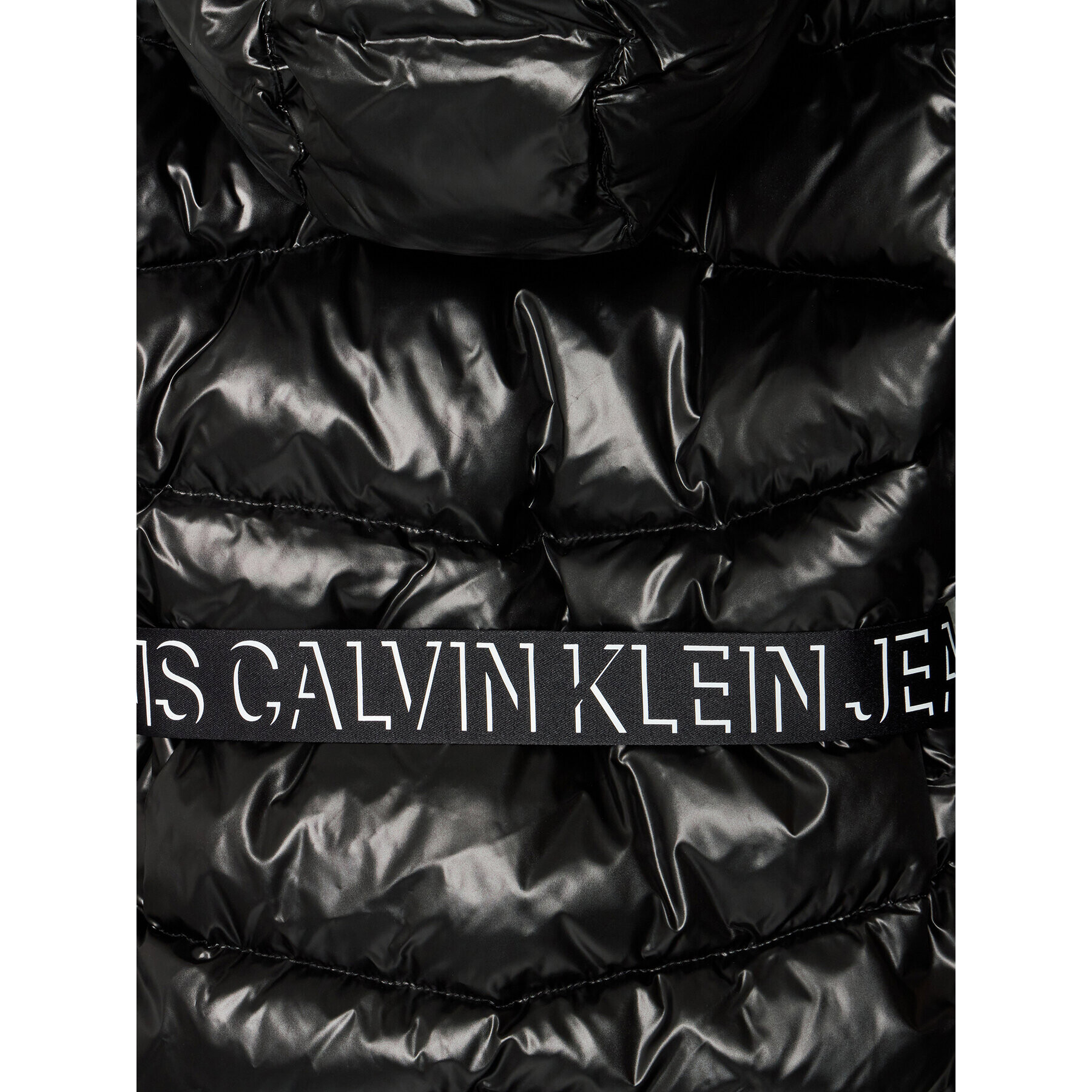 Calvin Klein Jeans Geacă din puf IG0IG01175 Negru Regular Fit - Pled.ro