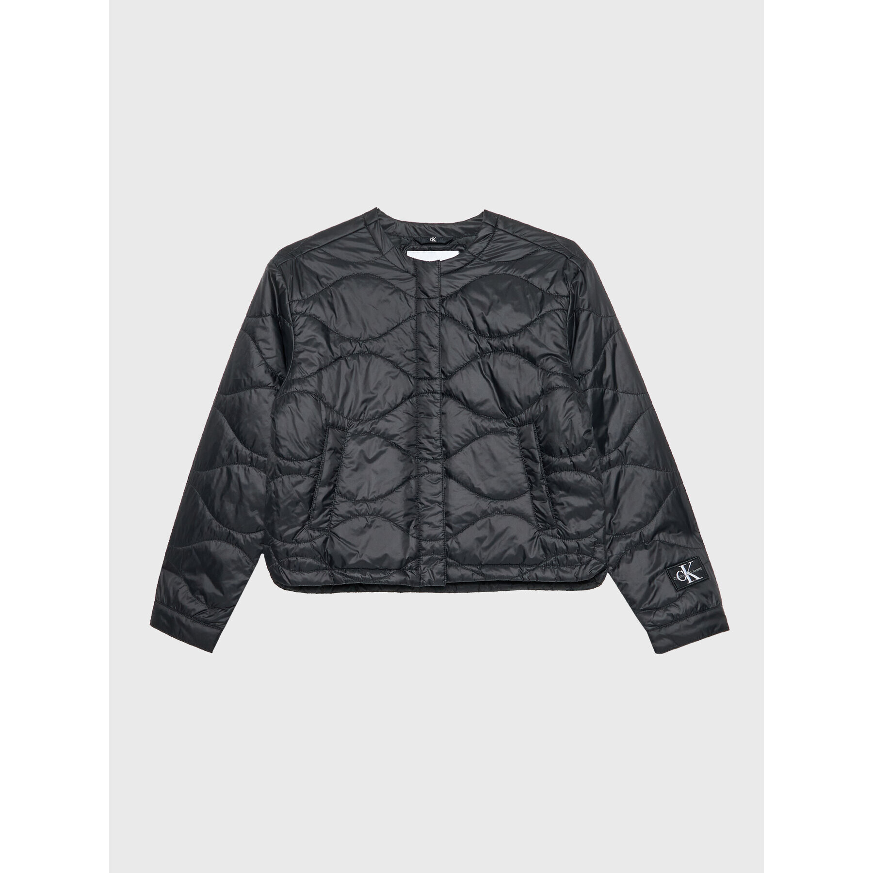 Calvin Klein Jeans Geacă din puf Quilted IG0IG01817 Negru Regular Fit - Pled.ro