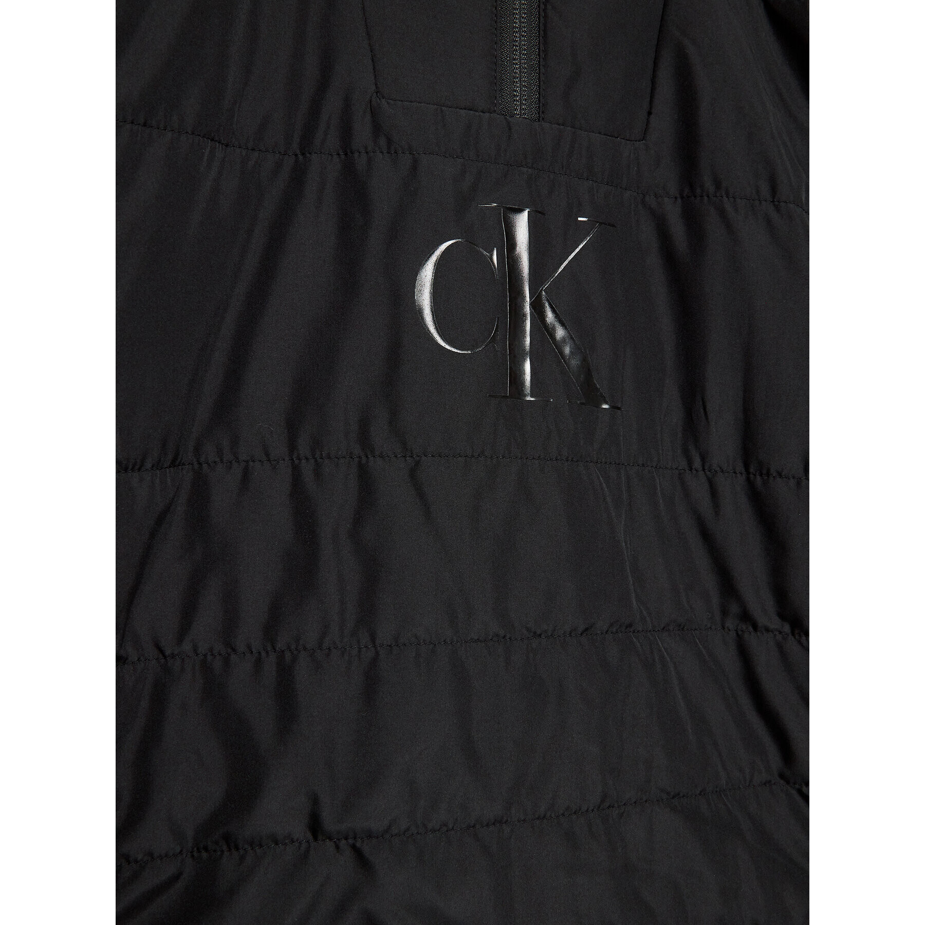 Calvin Klein Jeans Geacă fără fermoar Monogram IB0IB01567 Negru Regular Fit - Pled.ro