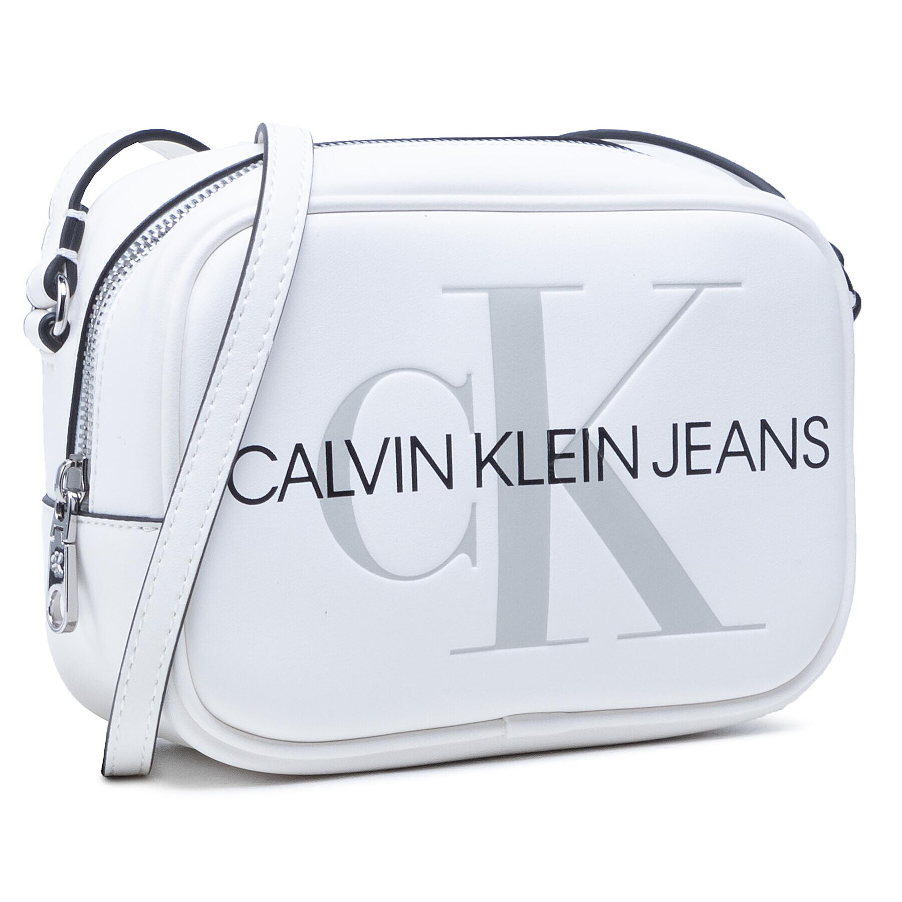 Calvin Klein Jeans Geantă Camera Bag K60K607465 Alb - Pled.ro