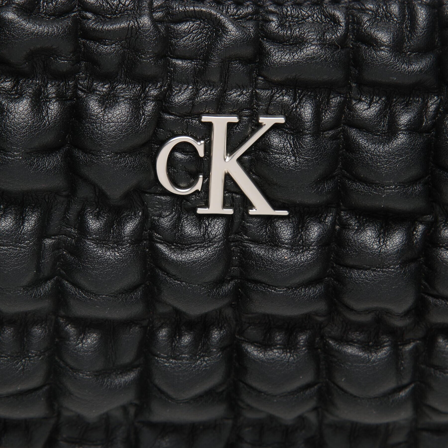 Calvin Klein Jeans Geantă Crescent Buckle Sholuder Bag K60K611037 Negru - Pled.ro