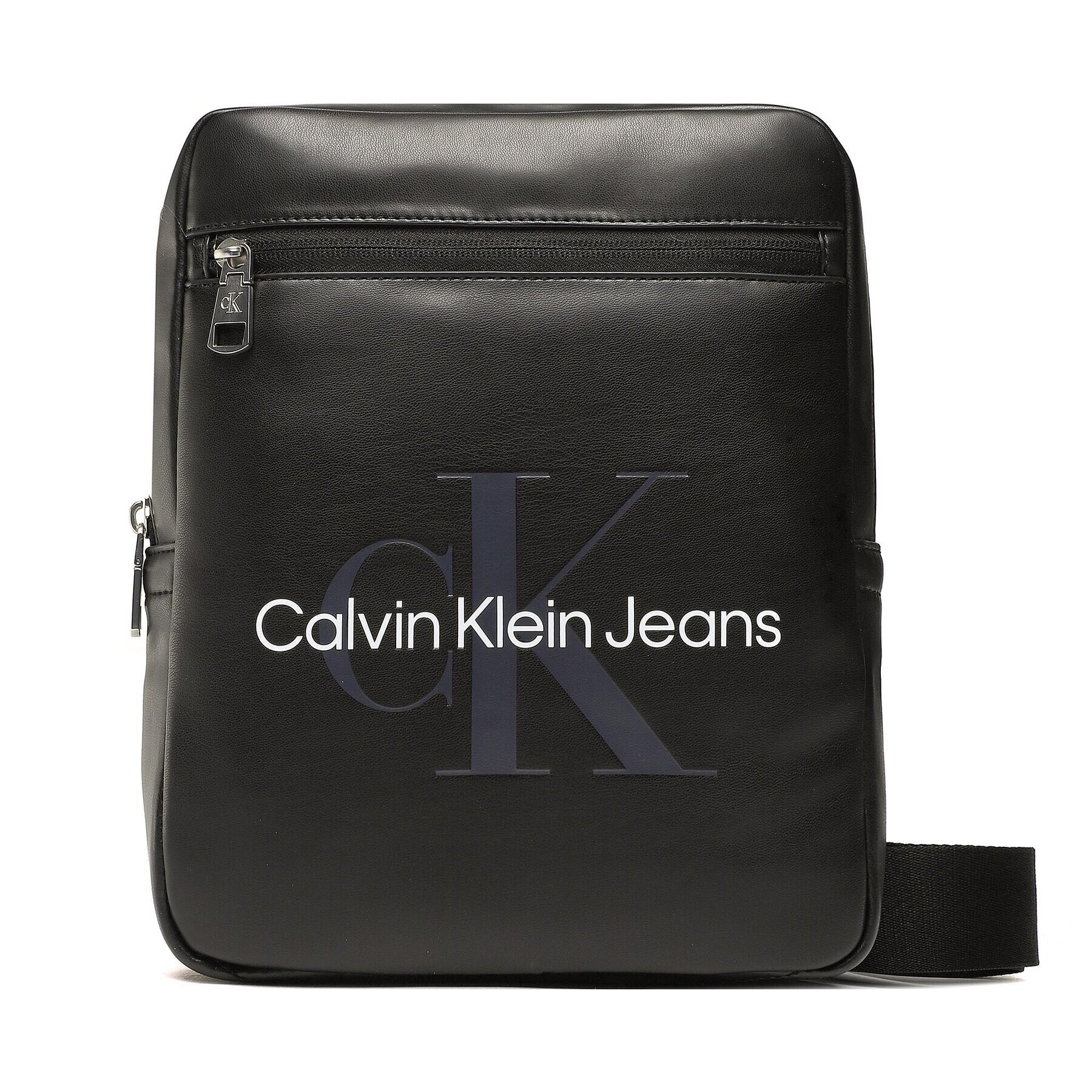 Calvin Klein Jeans Geantă crossover Monogram Soft Reporter22 K50K510203 Negru - Pled.ro