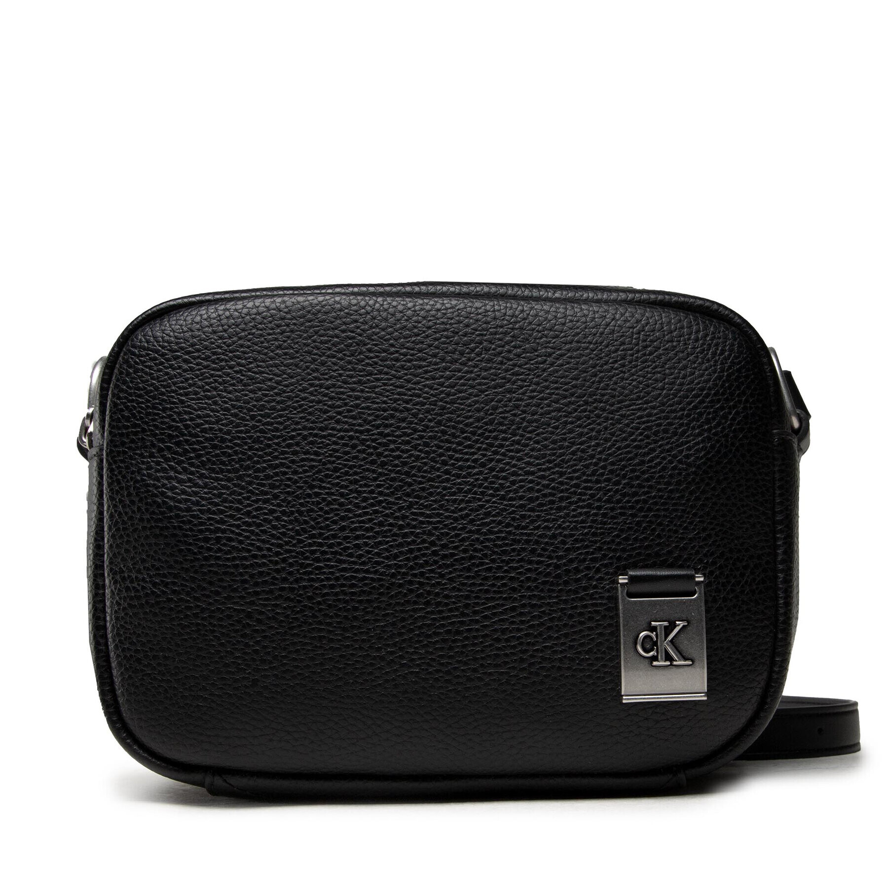 Calvin Klein Jeans Geantă Mono Hardw Soft Dbl Camera Bag K60K608387 Negru - Pled.ro