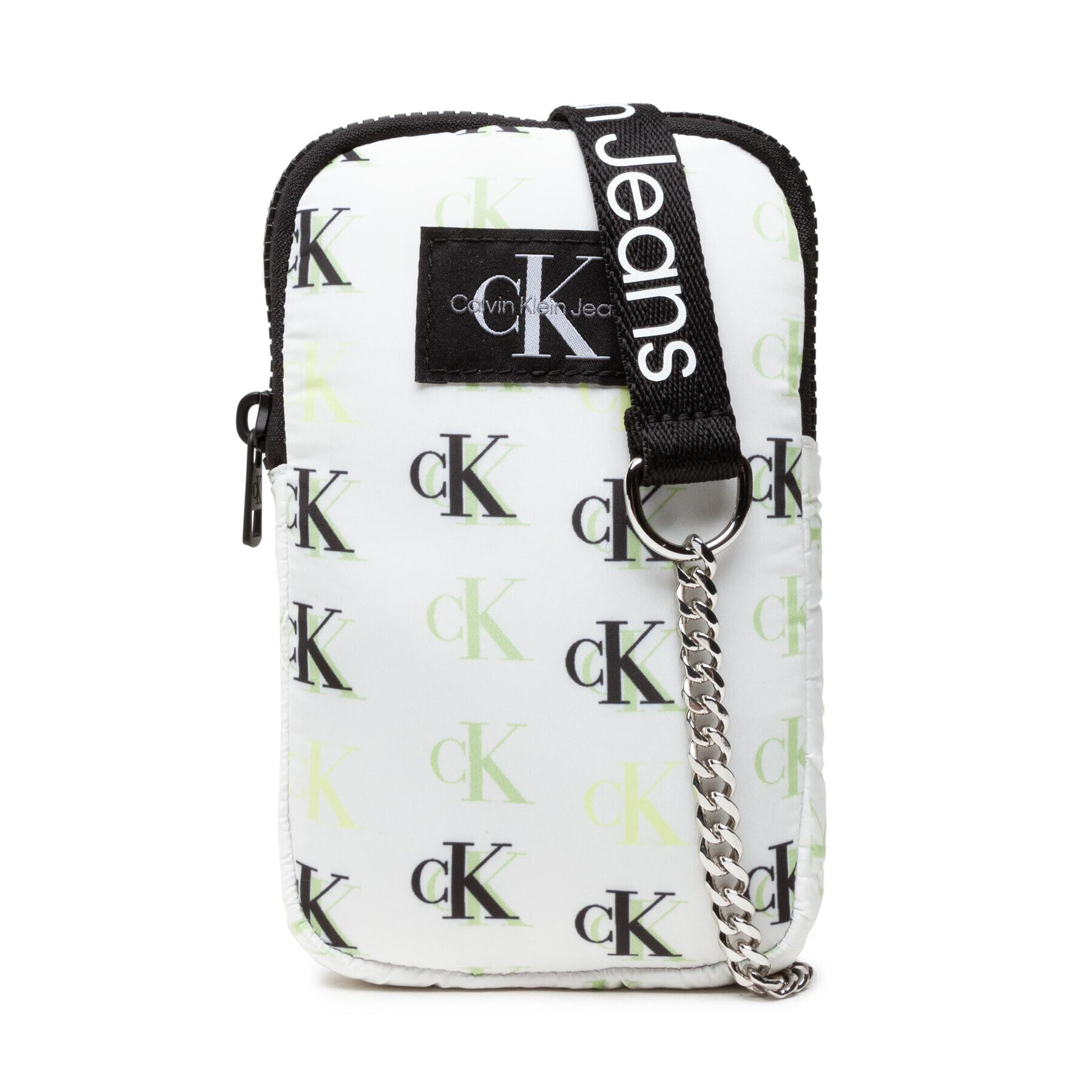 Calvin Klein Jeans Geantă Monogram Aop Crossbody IU0IU00271 Alb - Pled.ro