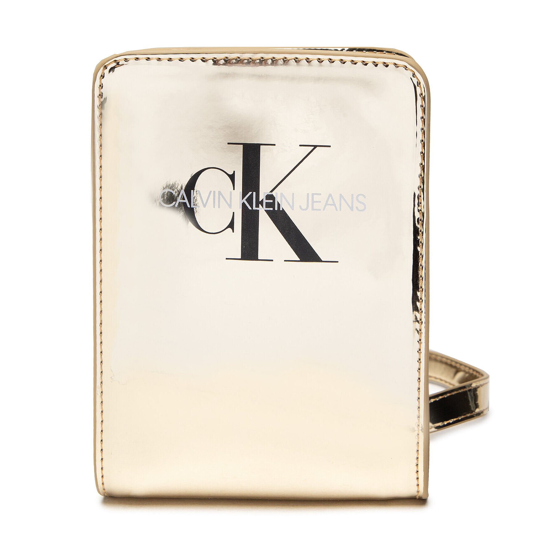 Calvin Klein Jeans Geantă Monogram Pouch Bag IU0IU00143 Auriu - Pled.ro