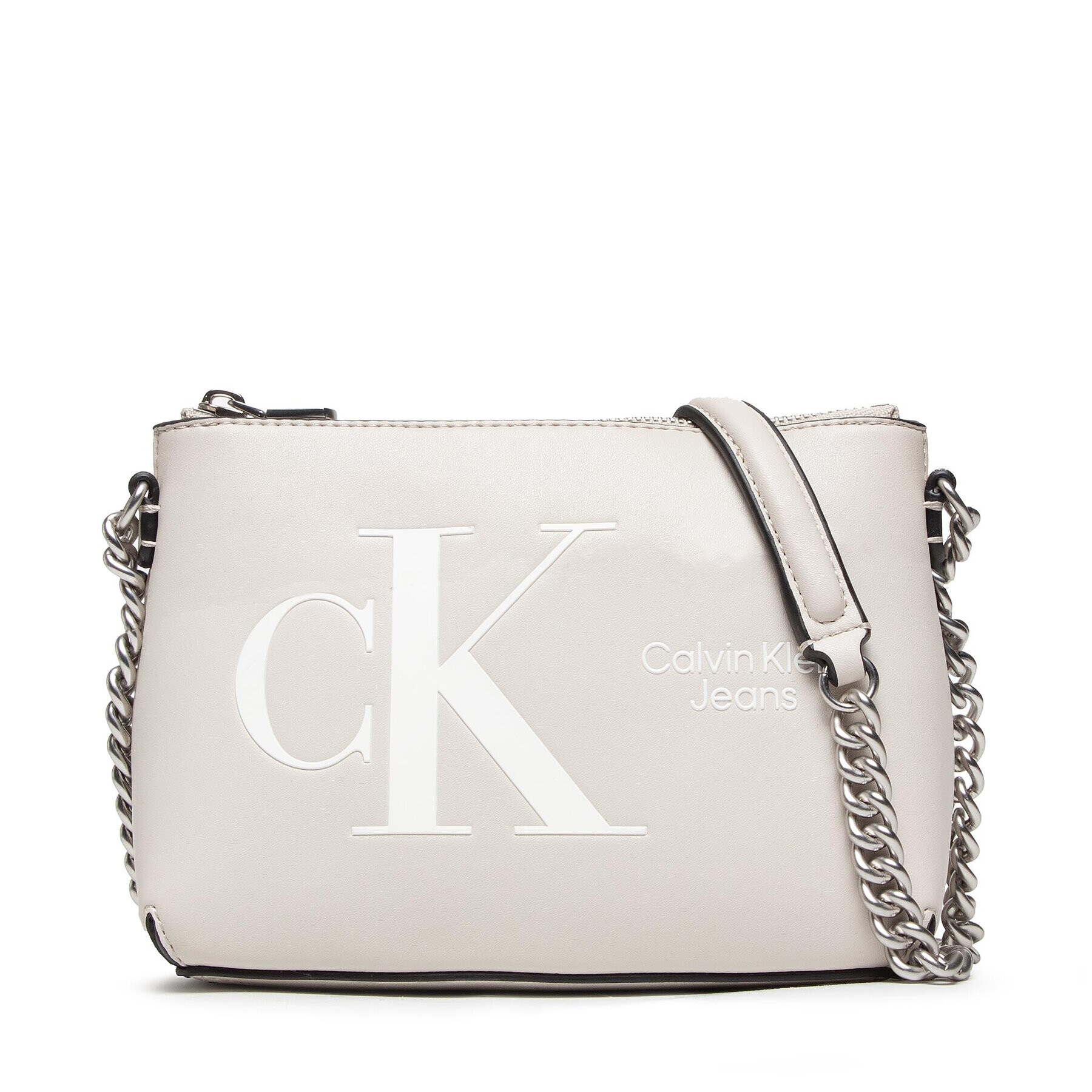 Calvin Klein Jeans Geantă Sculpted Camera Pouch Dyn K60K609313 Gri - Pled.ro