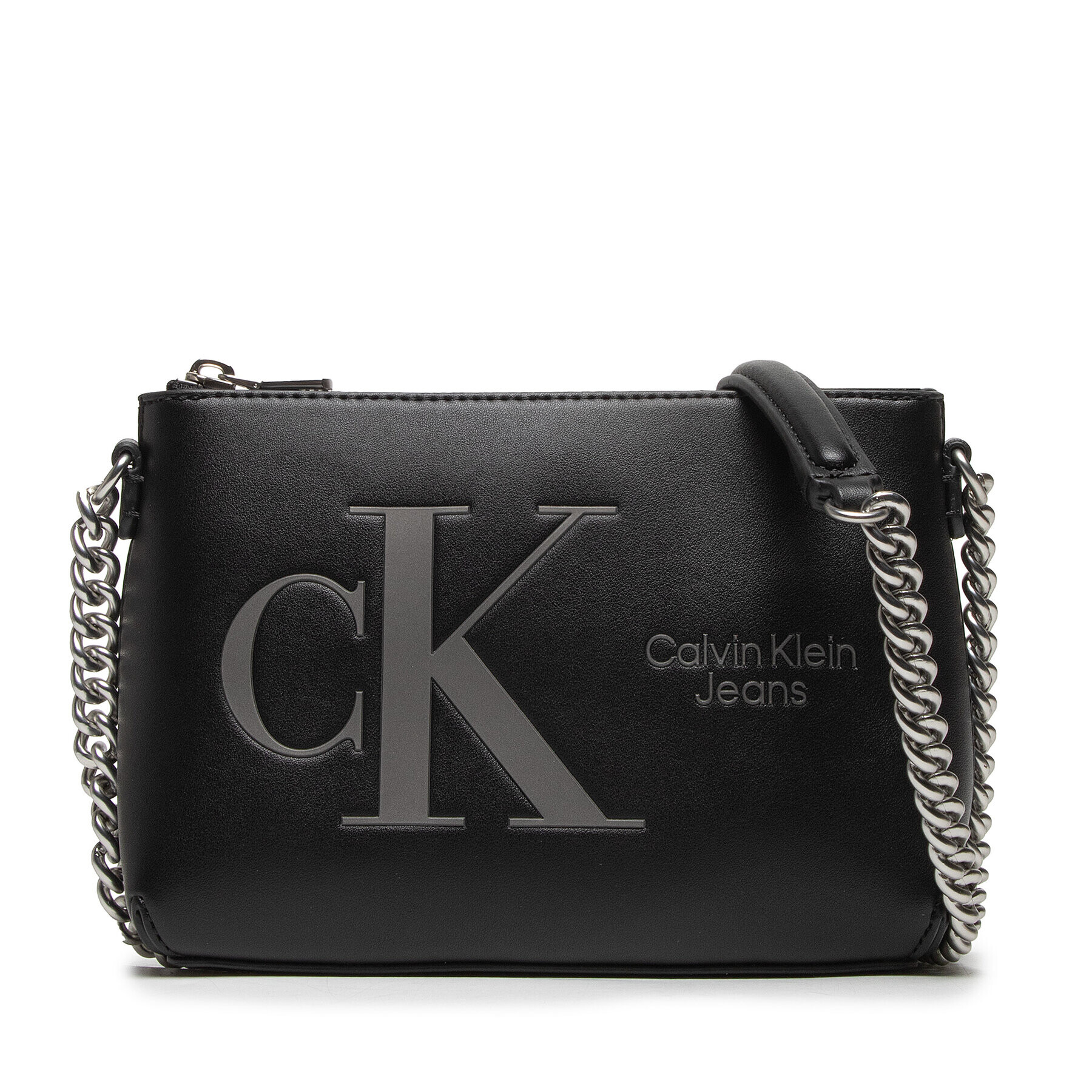 Calvin Klein Jeans Geantă Sculpted Camera Pouch Dyn K60K609313 Negru - Pled.ro