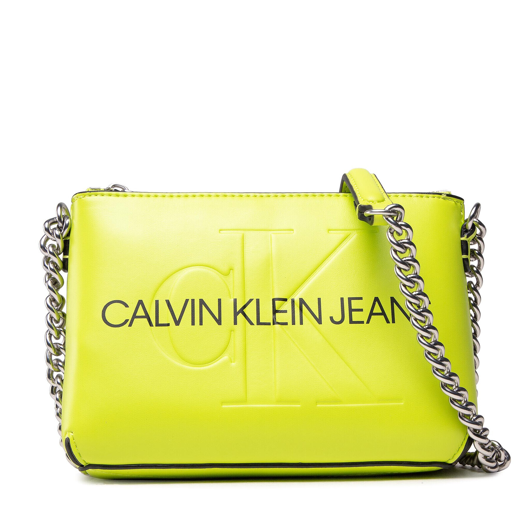 Calvin Klein Jeans Geantă Sculpted Camera Pouch W/Cha Mono K60K608688 Verde - Pled.ro