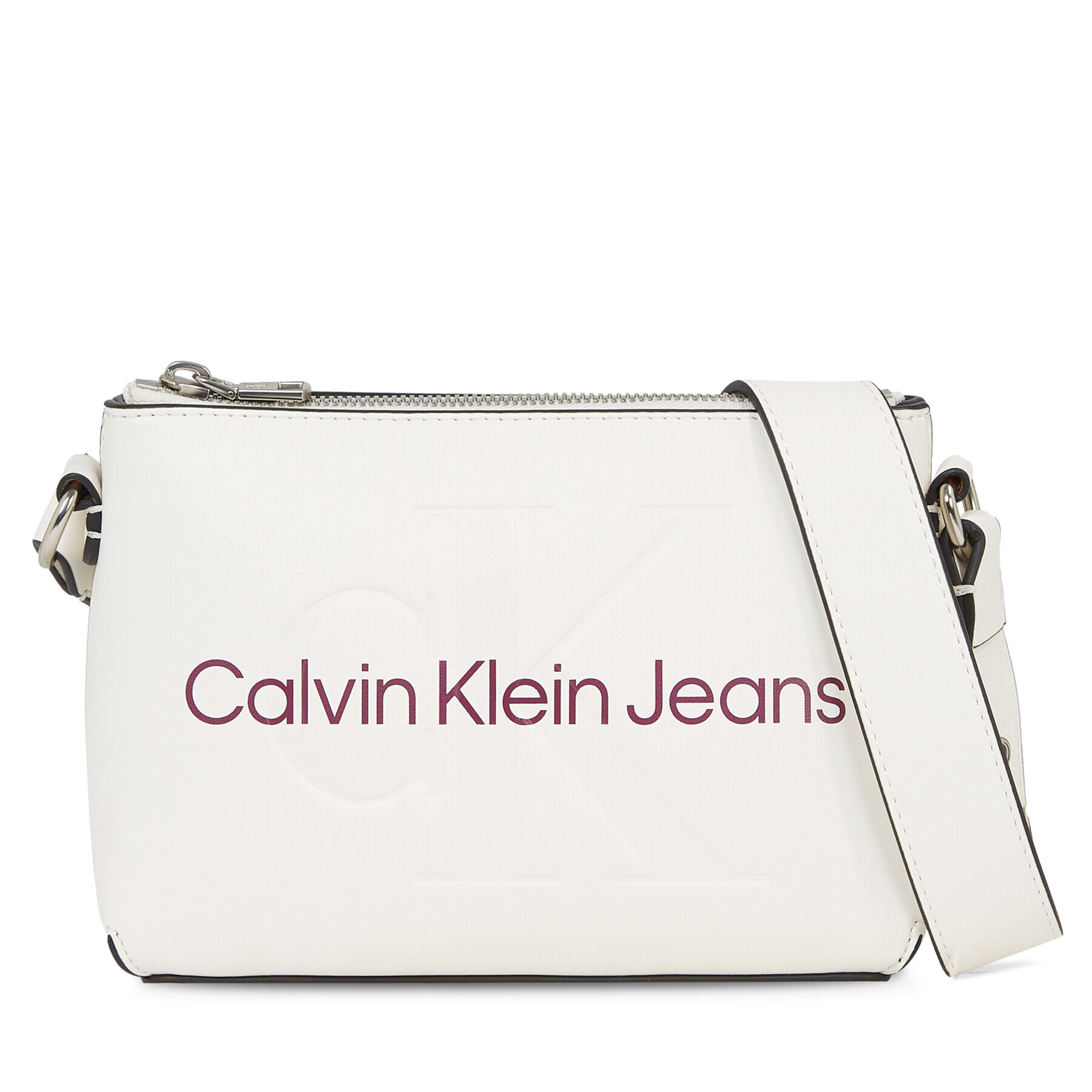 Calvin Klein Jeans Geantă Sculpted Camera Pouch21 Mono K60K610681 Écru - Pled.ro