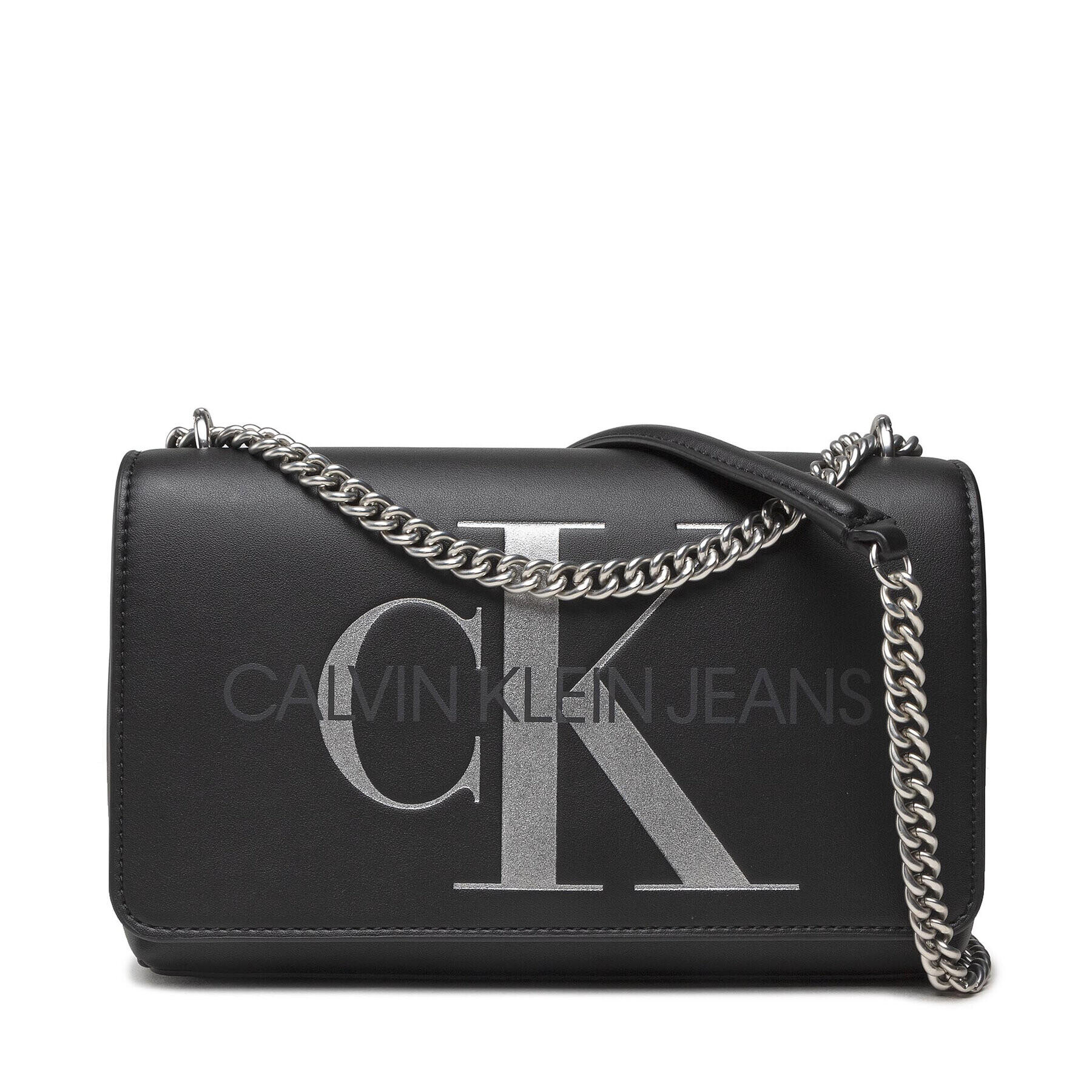 Calvin Klein Jeans Geantă Sculpted Conv E/W Flap Silver K60K608379 Negru - Pled.ro