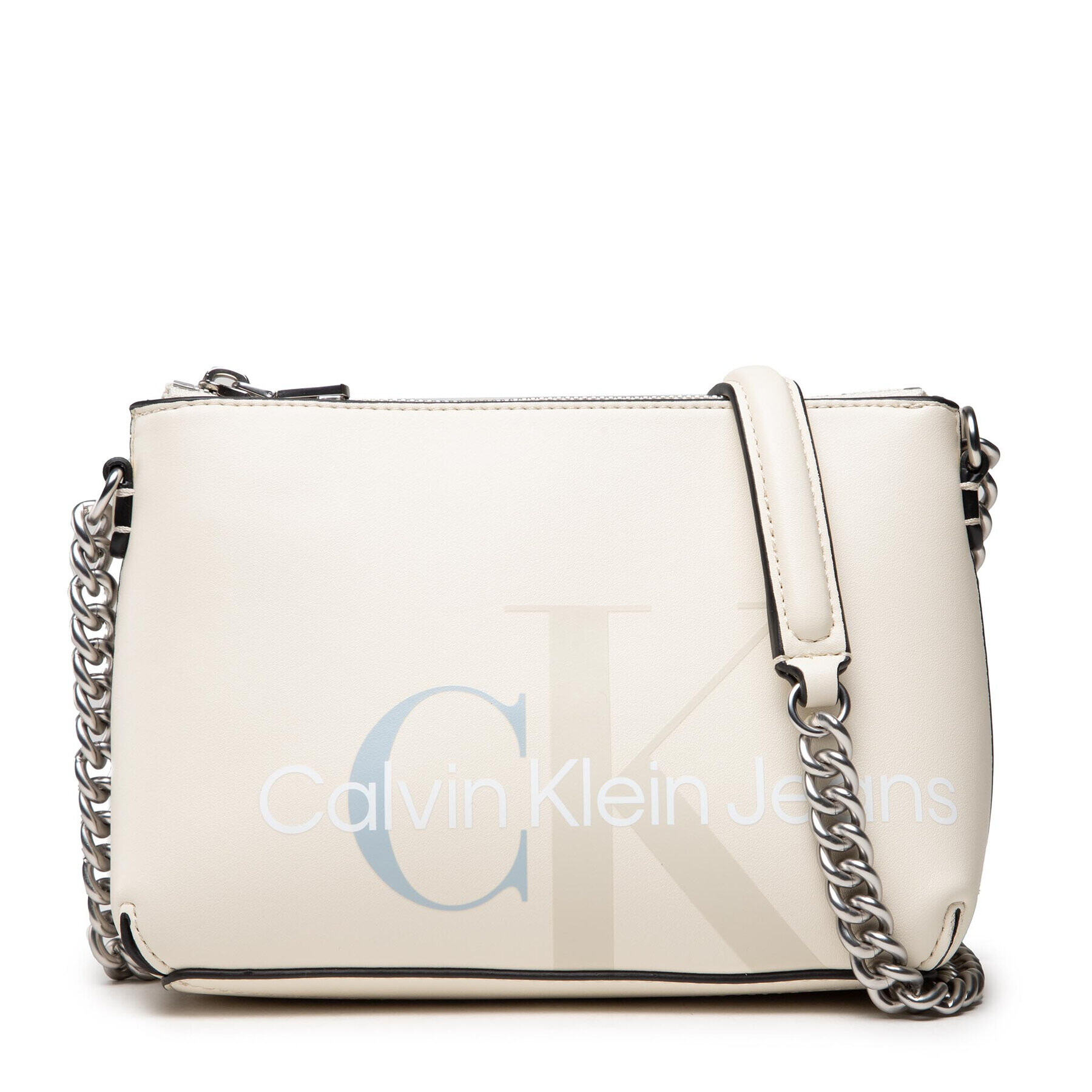 Calvin Klein Jeans Geantă Sculpted Mono Camera Pouch K60K608931 Bej - Pled.ro