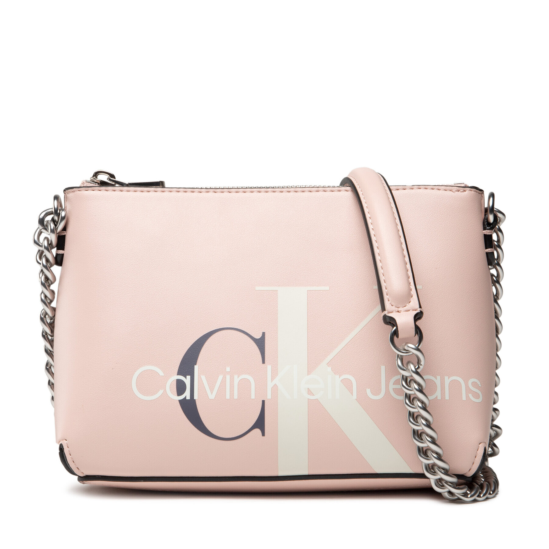 Calvin Klein Jeans Geantă Sculpted Mono Camera Pouch K60K608931 Roz - Pled.ro