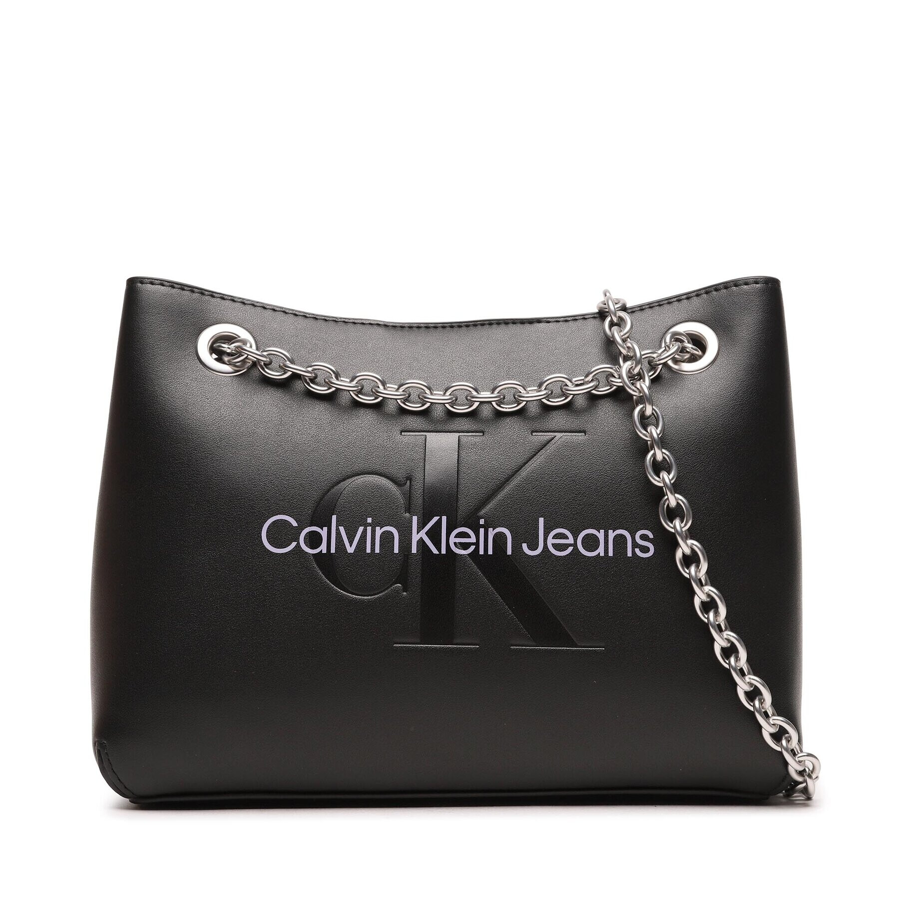 Calvin Klein Jeans Geantă Sculpted Shoulder Bag 24 Mono K60K607831 Negru - Pled.ro