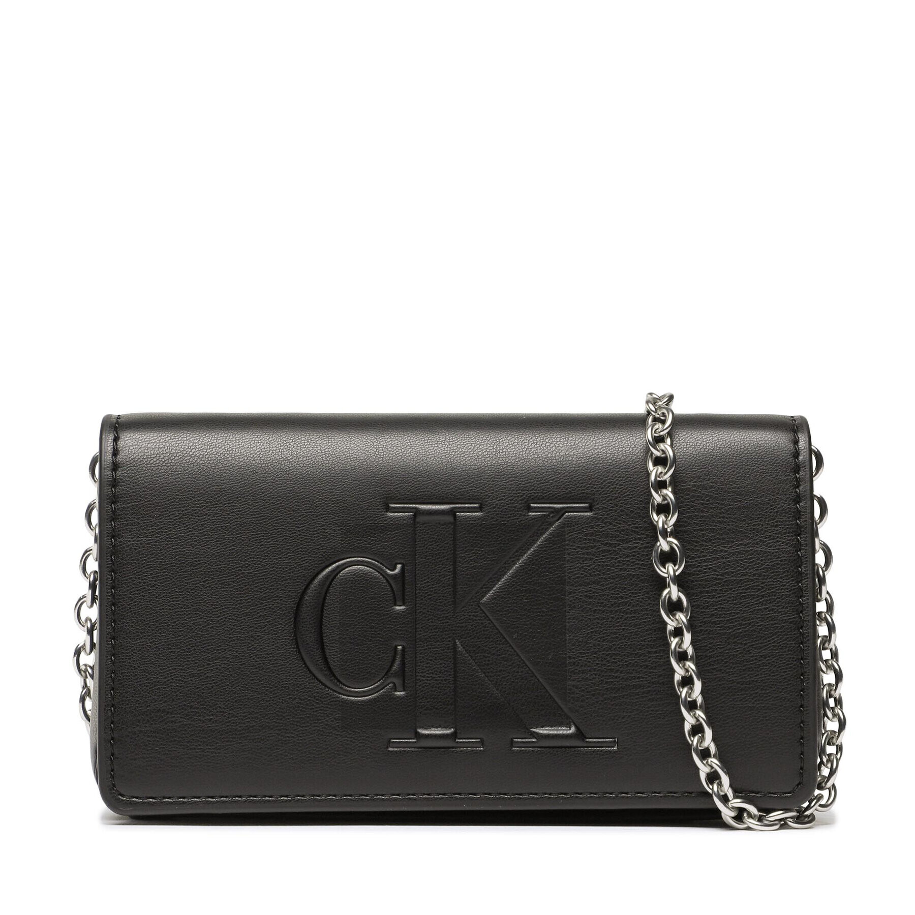 Calvin Klein Jeans Geantă Sculpted Phone Crossbody Chain K60K609820 Negru - Pled.ro