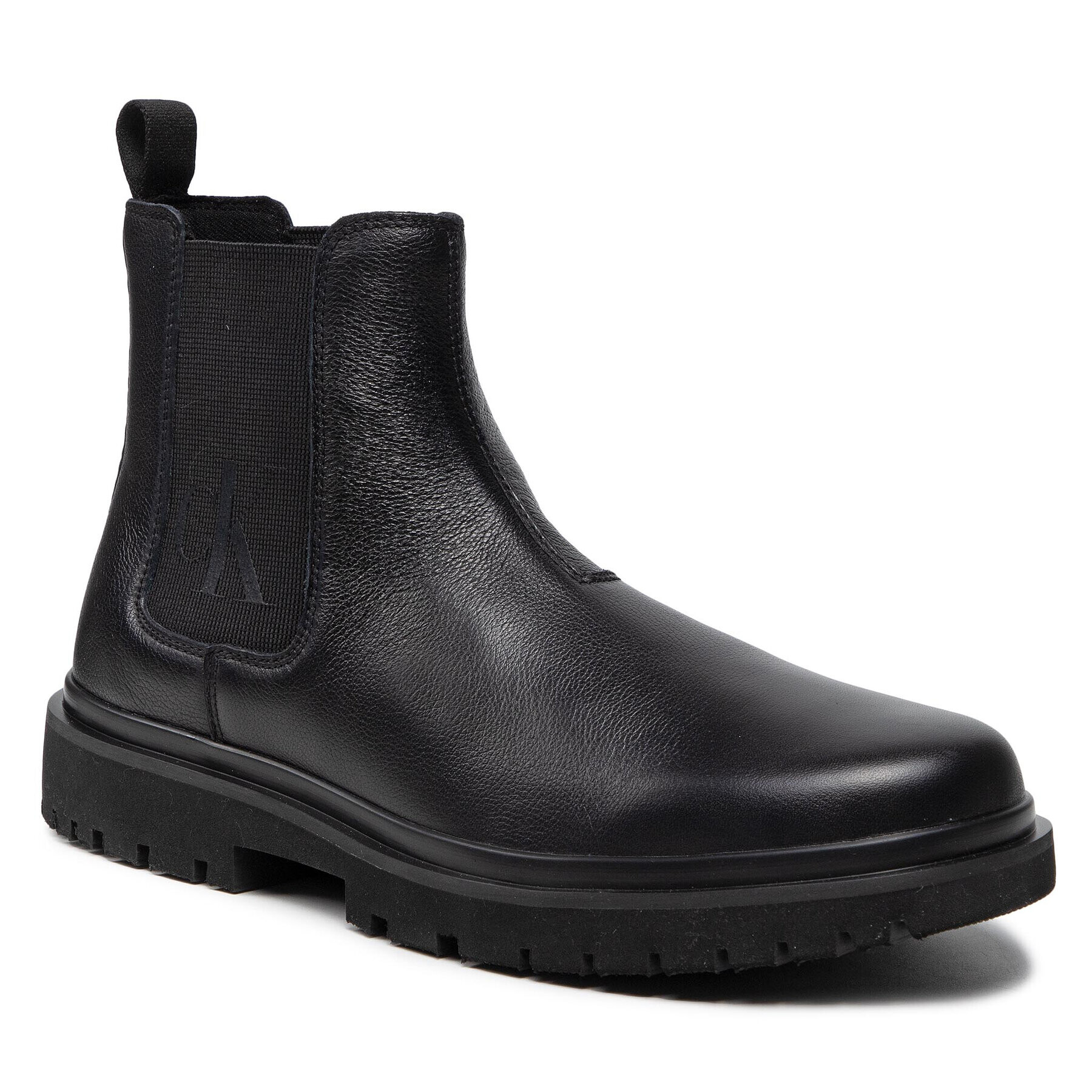 Calvin Klein Jeans Ghete Jodhpur Lug Mid Chelsea Boot YM0YM00239 Negru - Pled.ro